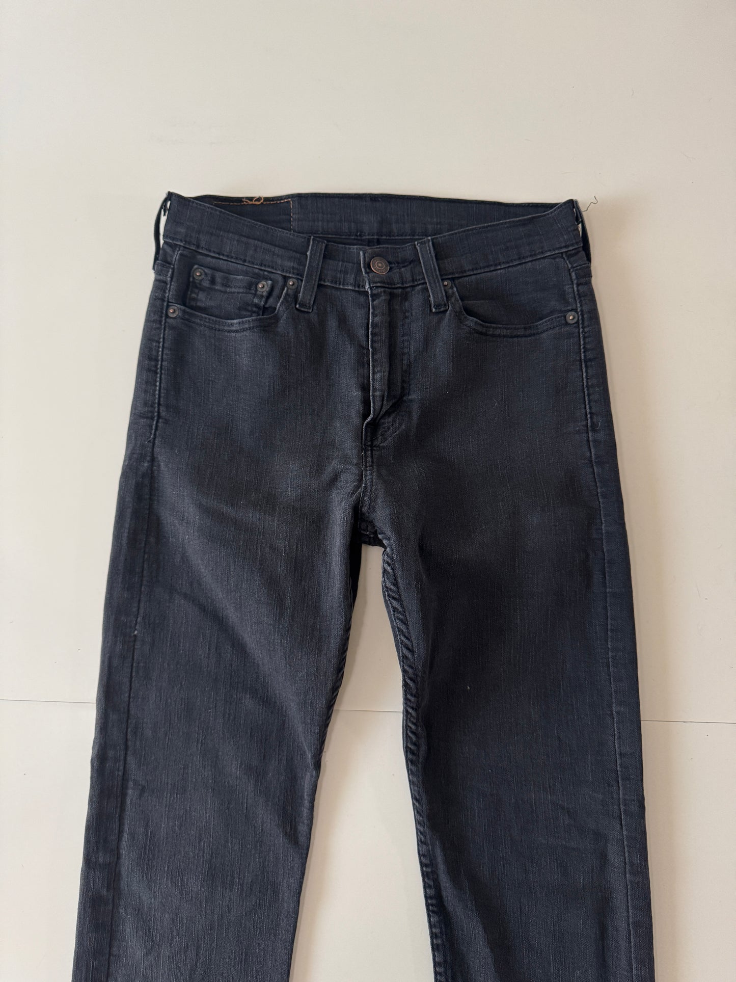 Jeans skinny negros, Talla 28x32, Hombre, Levi Strauss & Co
