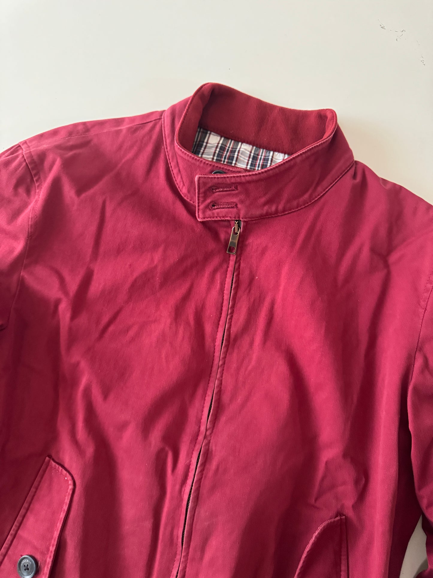 Bomber roja, Talla M, slim Fit, Hombre, Zara Man
