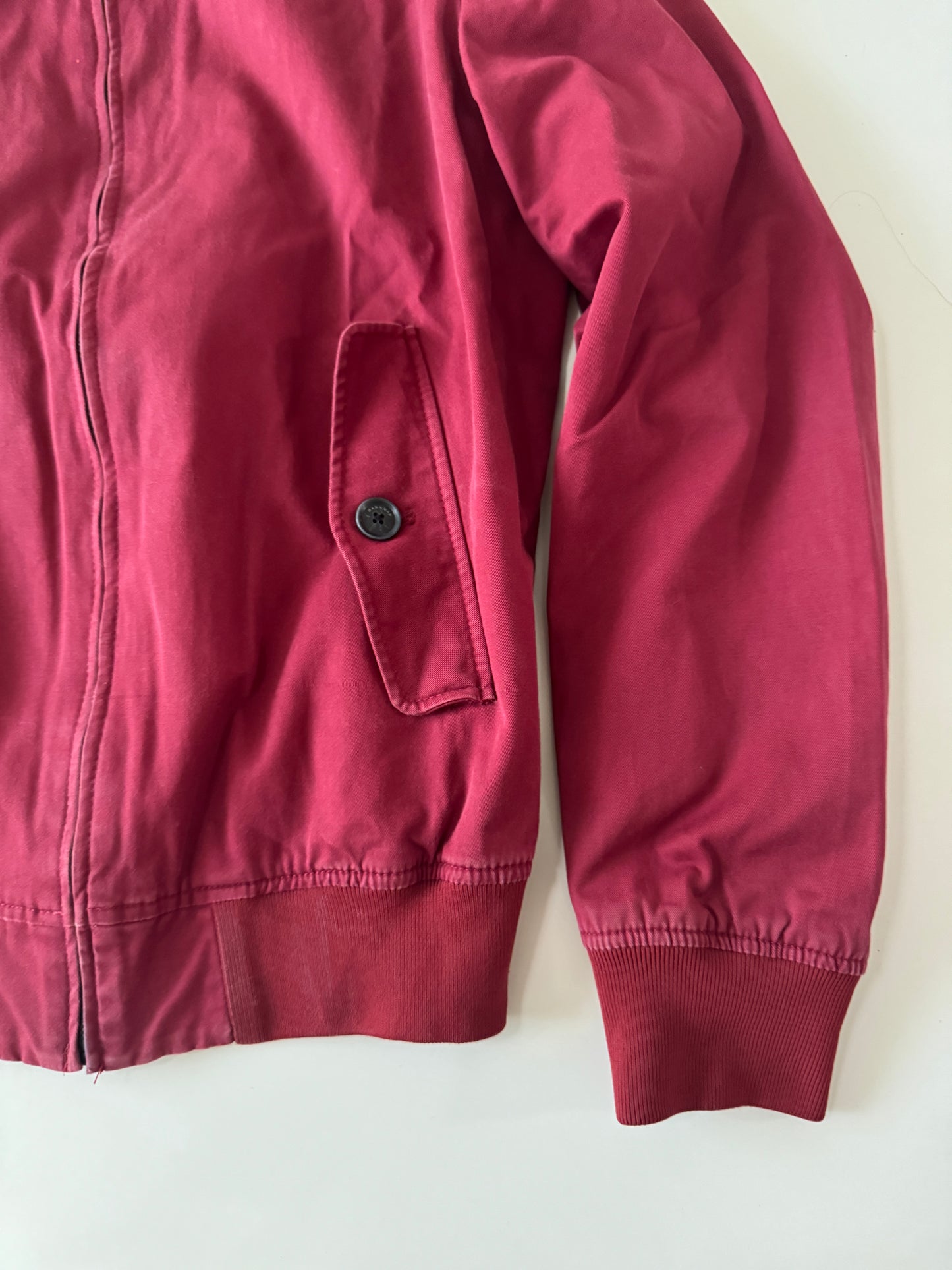 Bomber roja, Talla M, slim Fit, Hombre, Zara Man