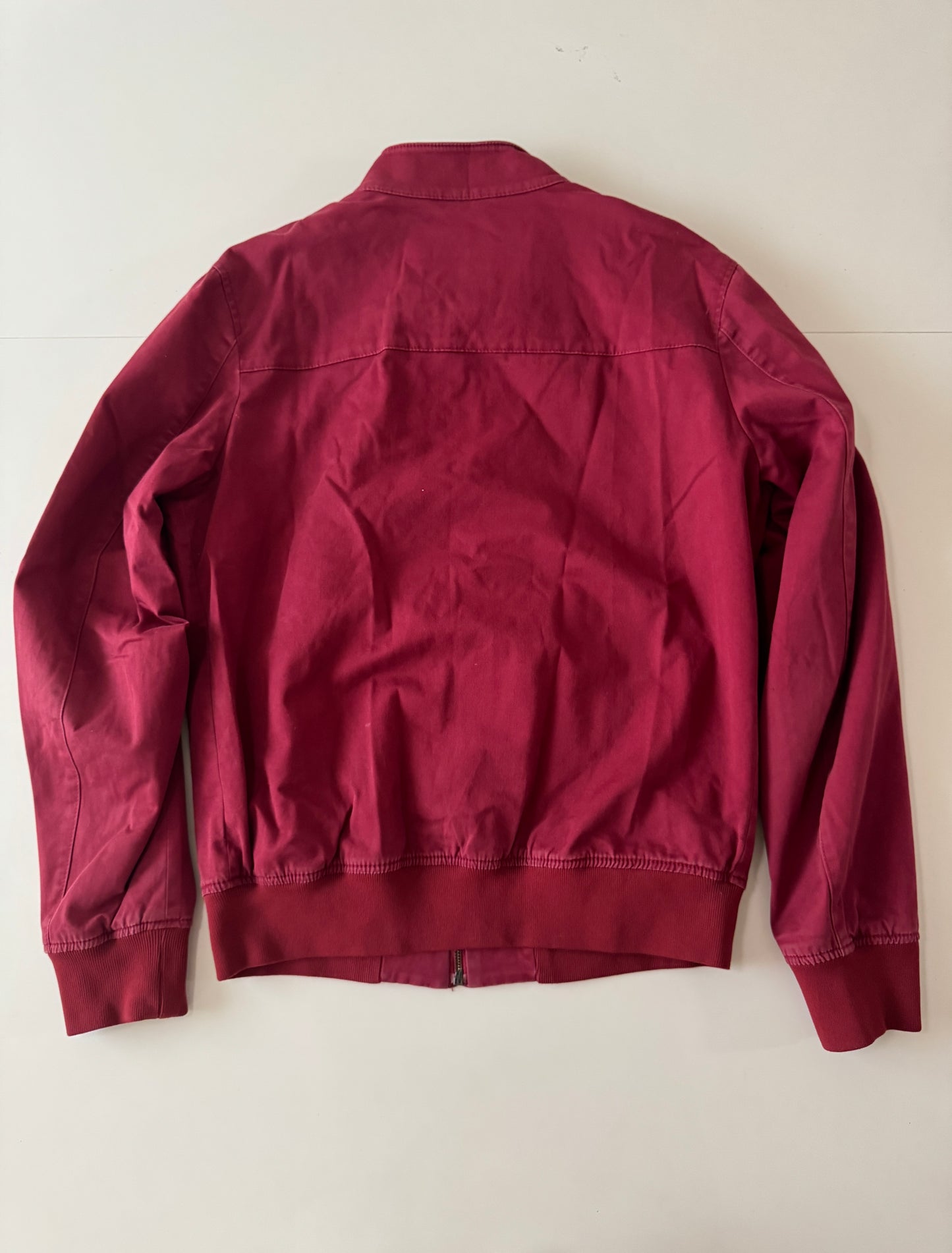 Bomber roja, Talla M, slim Fit, Hombre, Zara Man