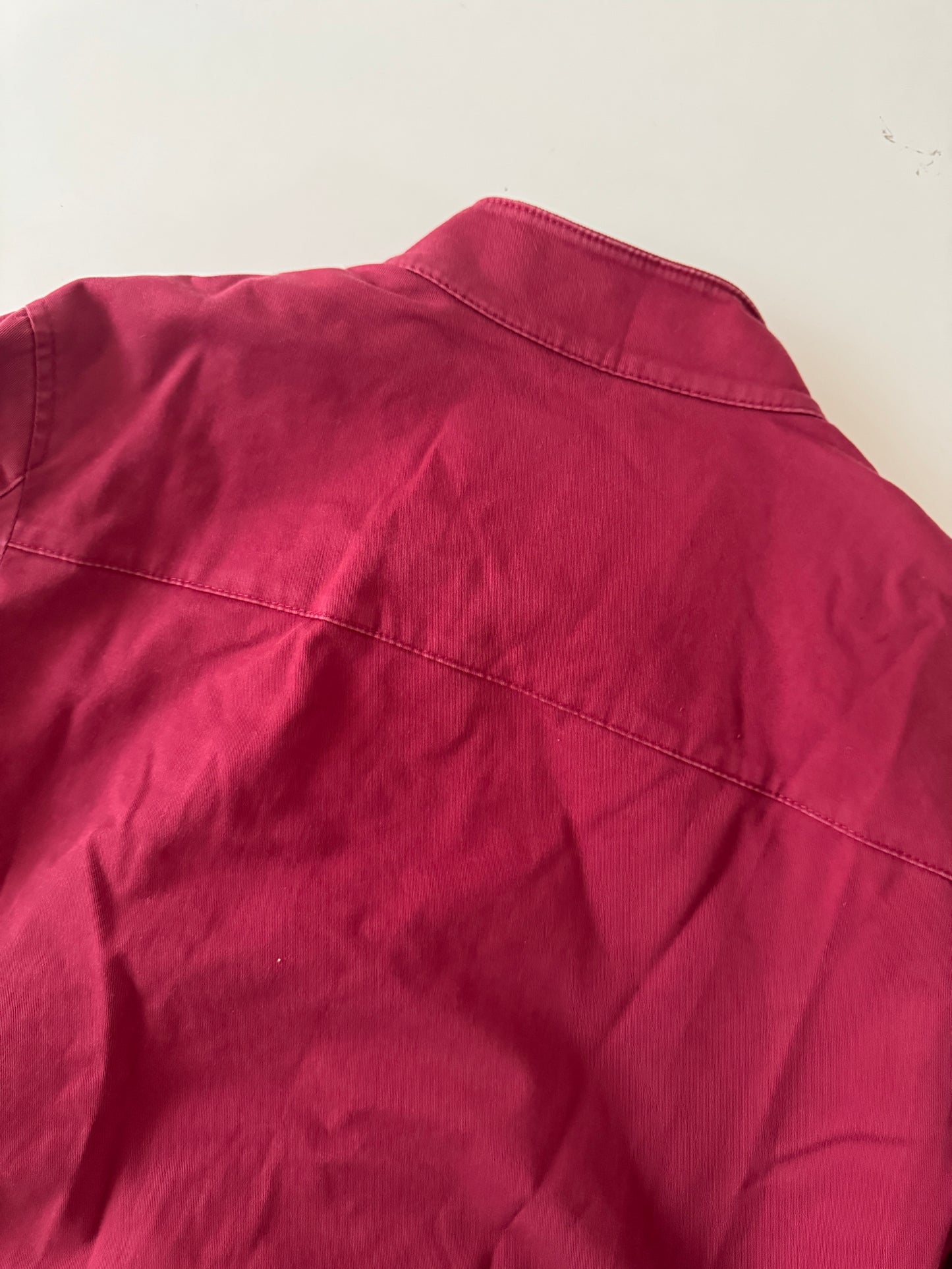 Bomber roja, Talla M, slim Fit, Hombre, Zara Man