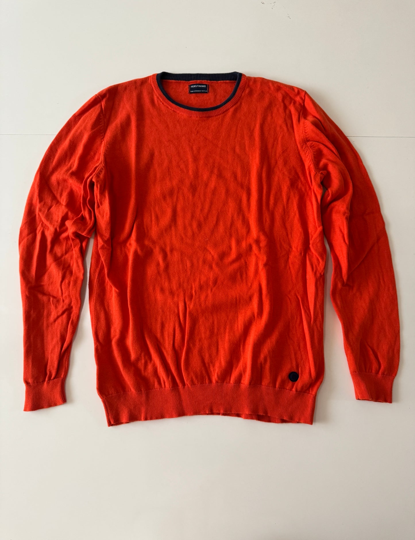Cardigan naranja, Talla 18 años, S Hombre, Nukutavak