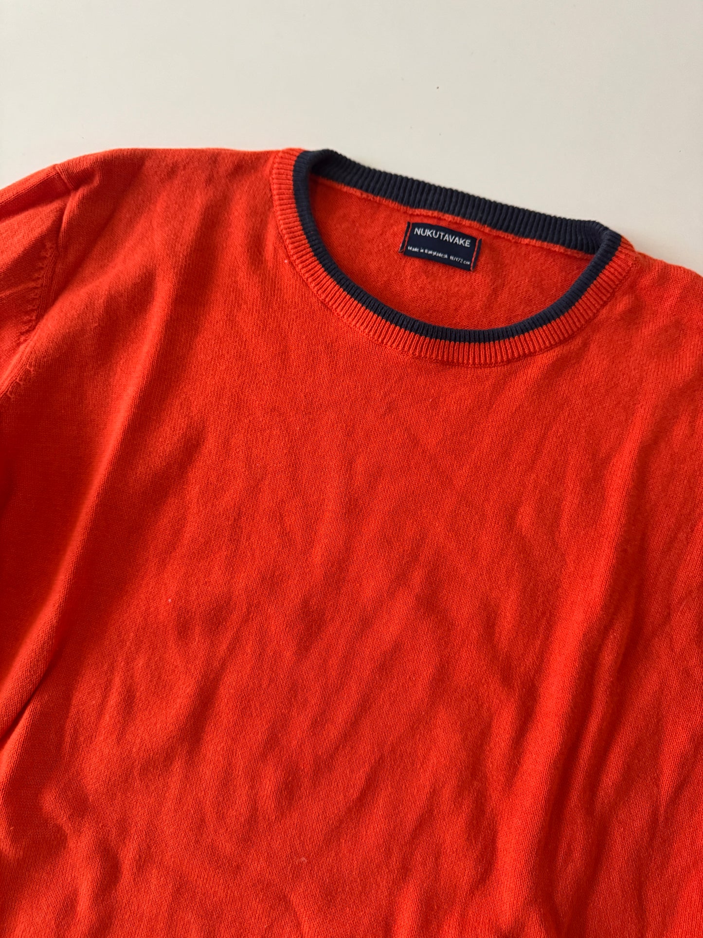 Cardigan naranja, Talla 18 años, S Hombre, Nukutavak