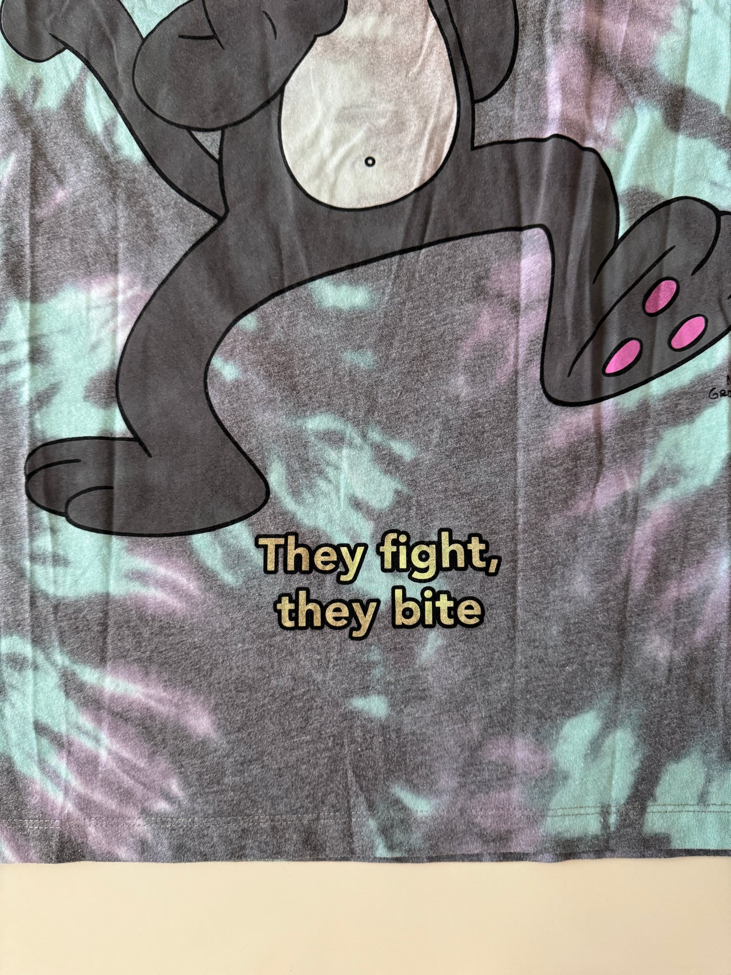 Playera Itchy and Scratchy, Talla M, Hombre, Pull & Bear, The Simpsons