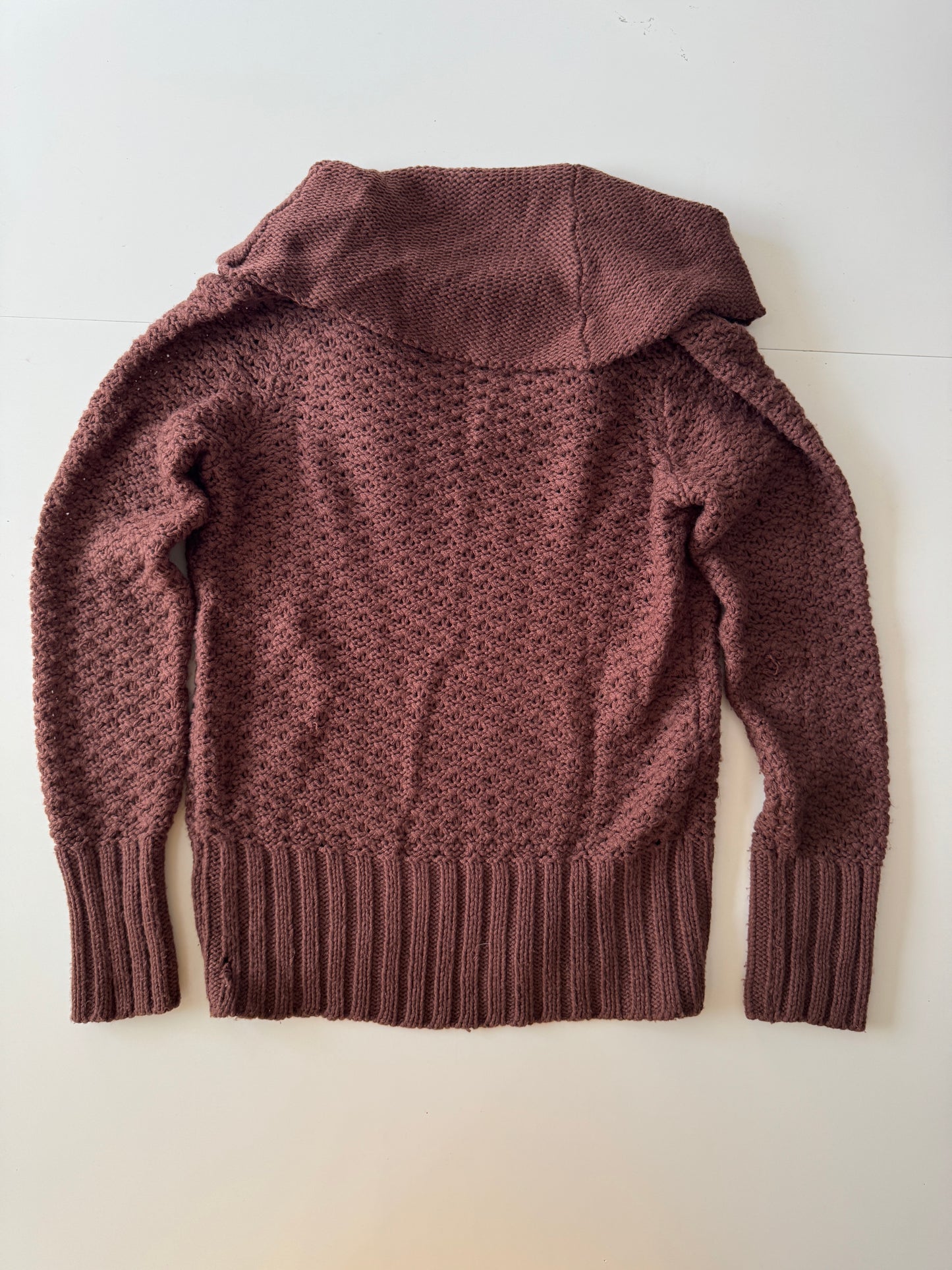 Sweter tejido cafe, Talla M, Mujer, C&A Women