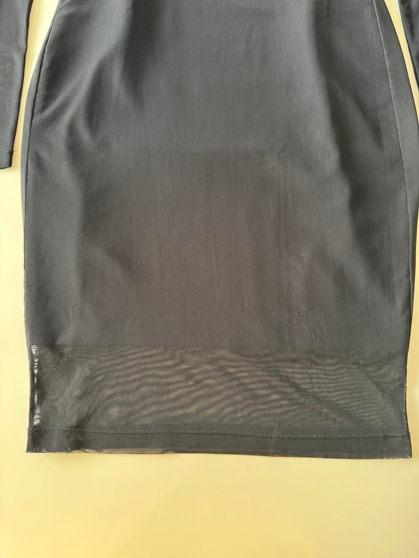 Vestido ajustado con mangas de mesh, Talla M, Mujer, Philosophy