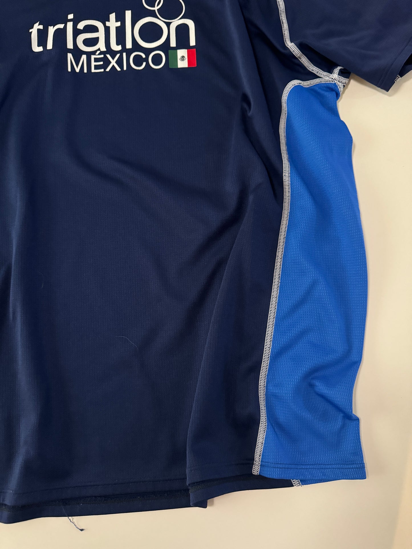 Playera deportiva azul, Talla XL, Hombre