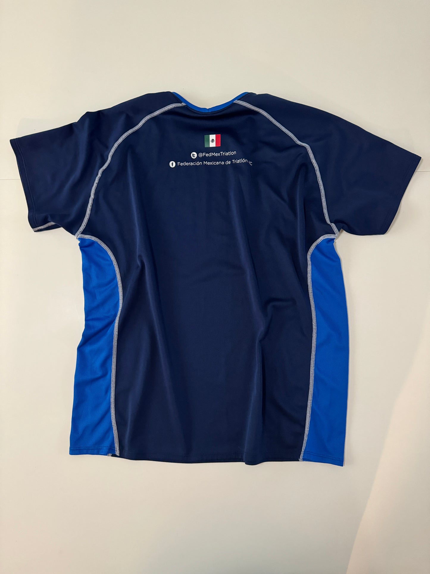 Playera deportiva azul, Talla XL, Hombre