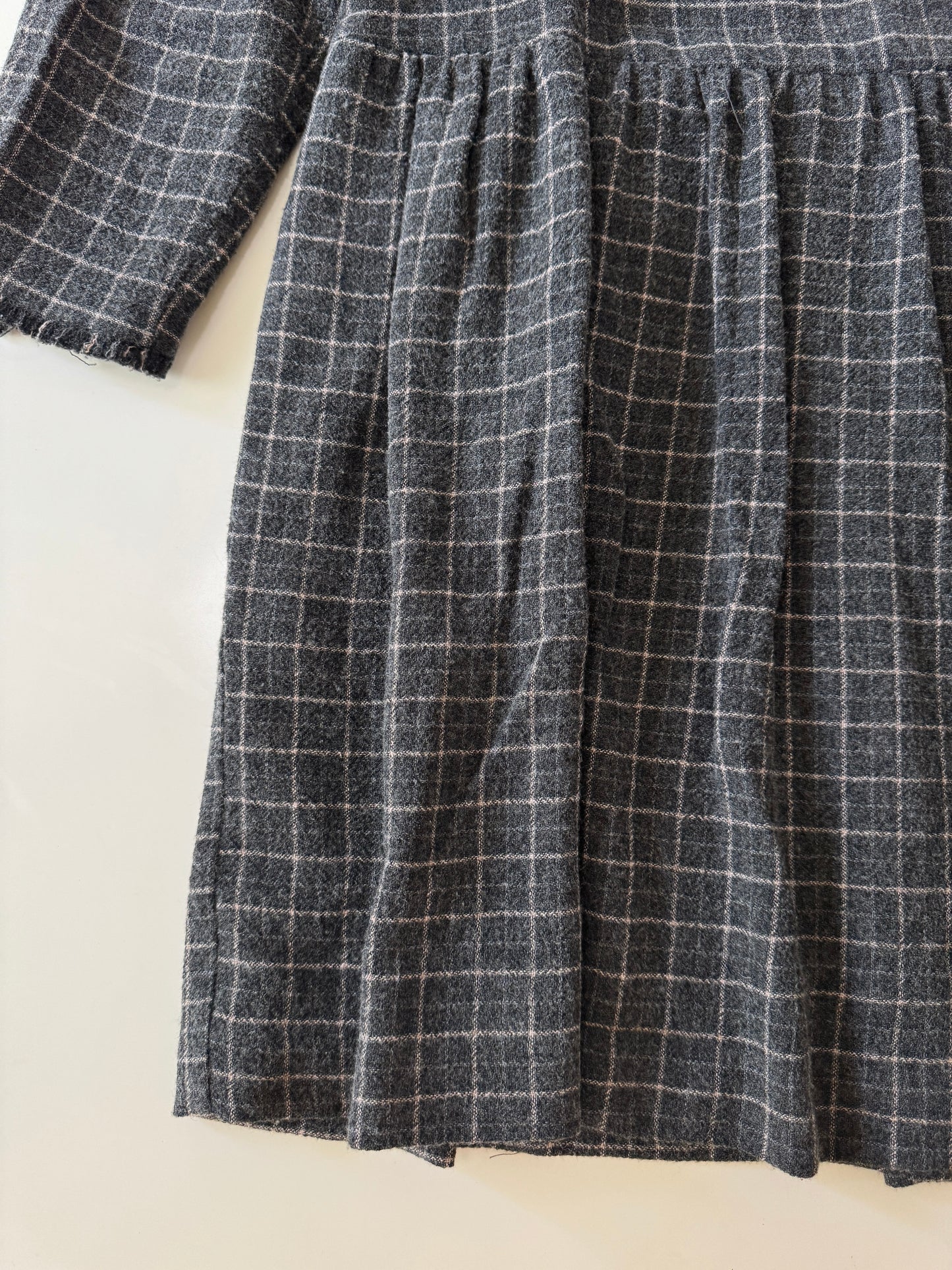 Vestido invernal de cuadros, Talla L, 30Mx, Mujer, Zara Trafaluc Collection