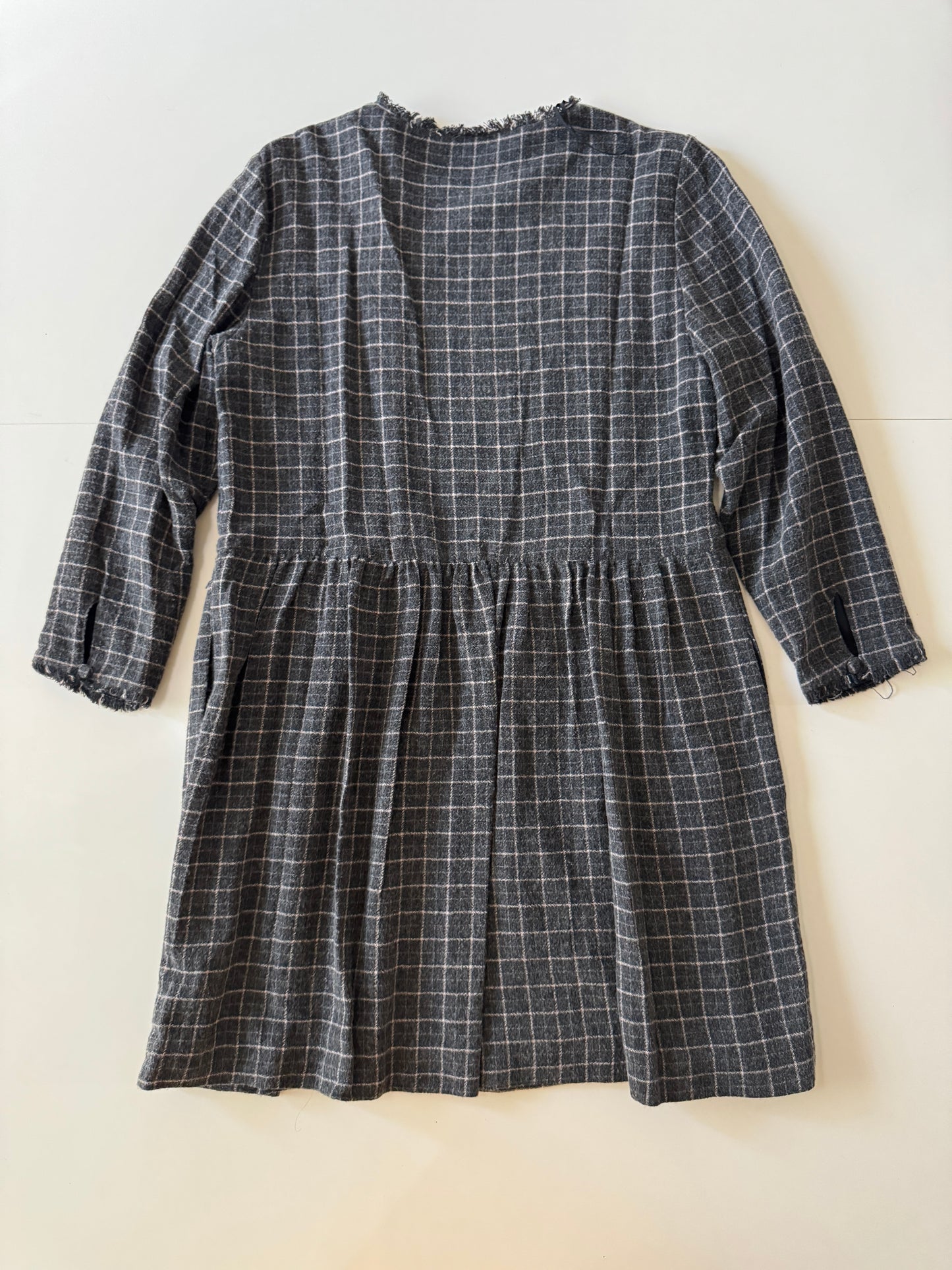 Vestido invernal de cuadros, Talla L, 30Mx, Mujer, Zara Trafaluc Collection