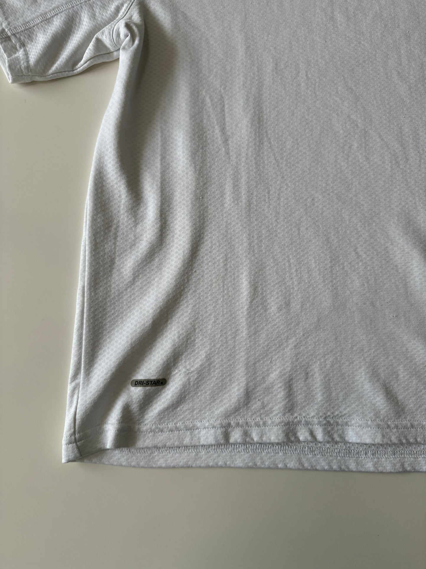 Playera deportiva blanca, Talla M, Hombre