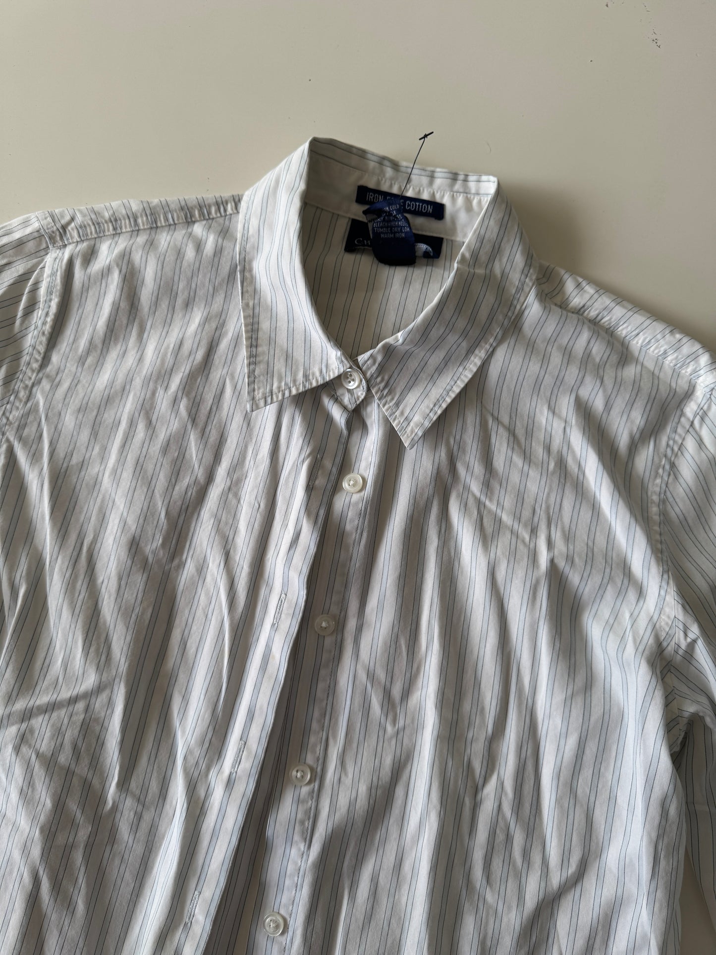 Camisa de rayas, Talla 8,M, Mujer, Charter Club