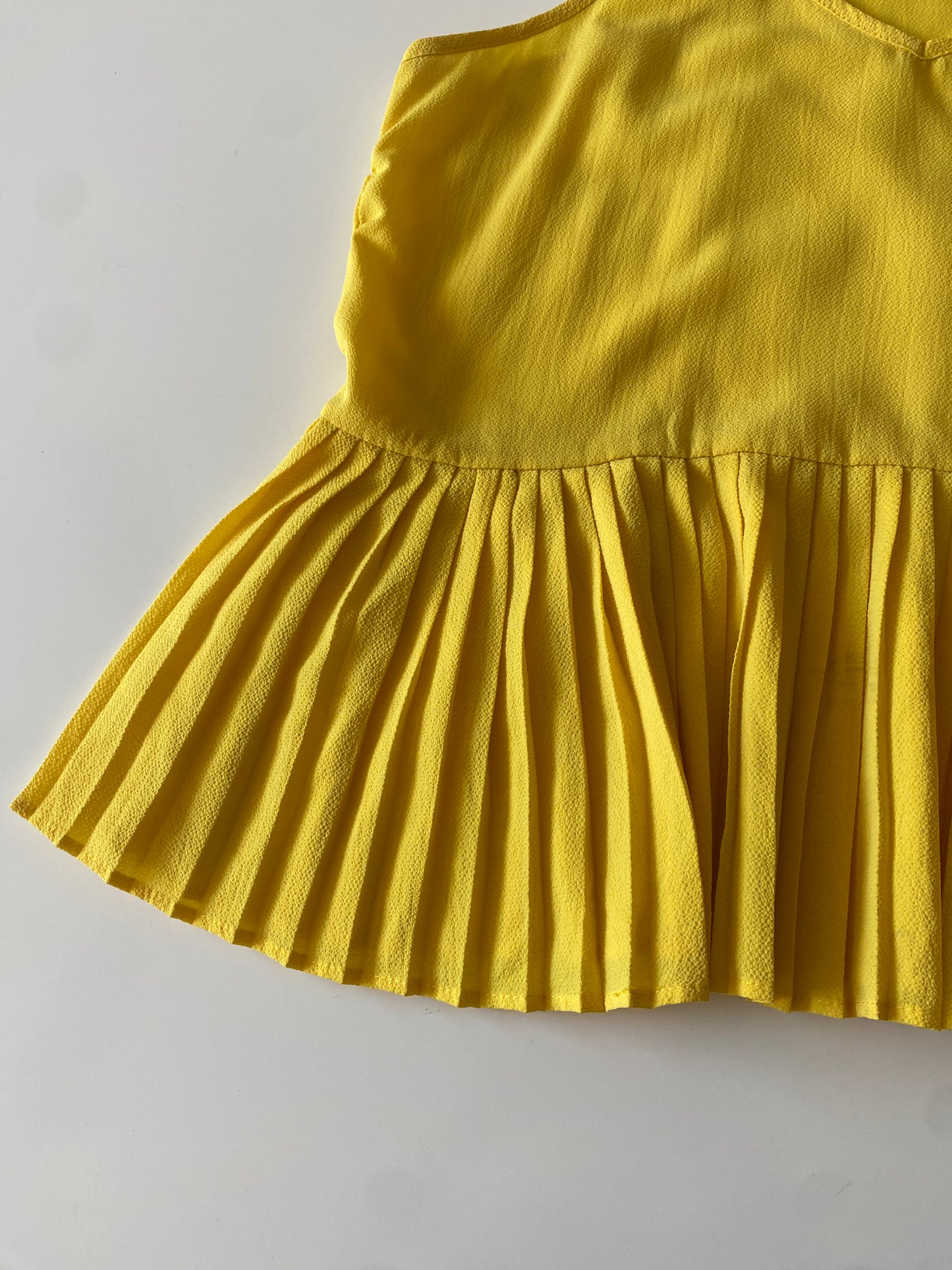 Blusa de tirantes con plisados, Talla M, Mujer