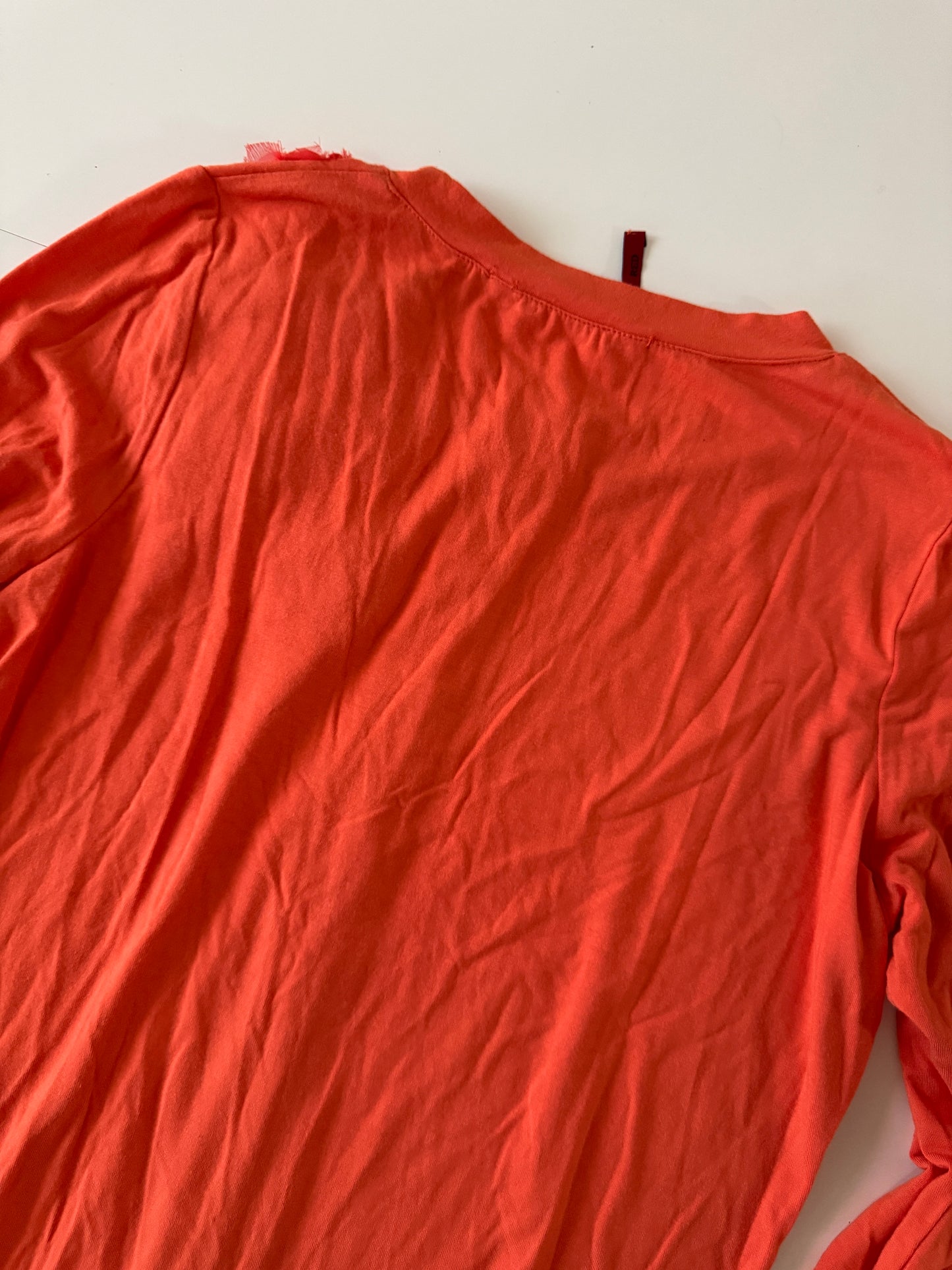 Cardigan naranja, Talla S, Mujer, Red