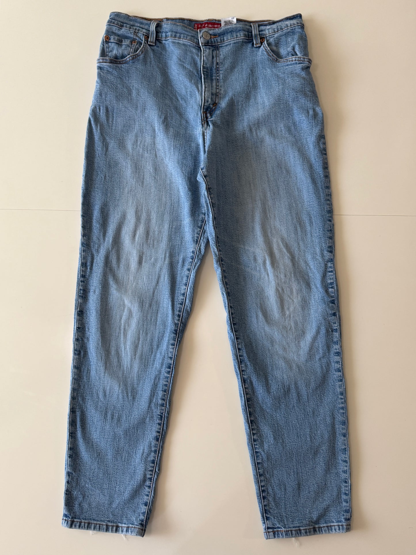 Jeans azules Y2K, Talla 16M, Hombre, Juvenil, Levi's Classic Relaxed Stretch