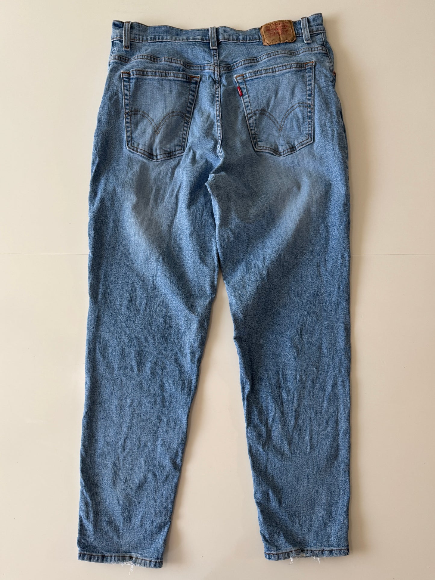 Jeans azules Y2K, Talla 16M, Hombre, Juvenil, Levi's Classic Relaxed Stretch