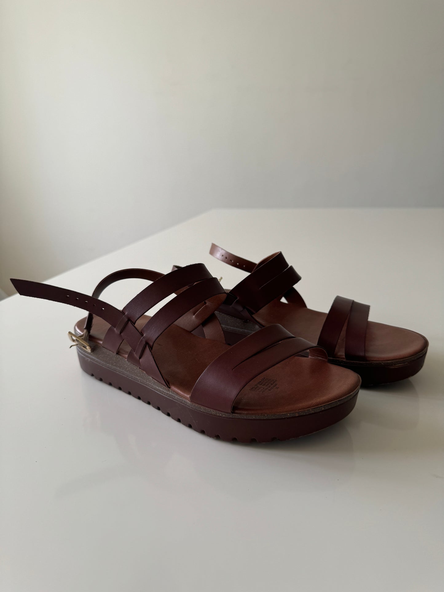 Sandalias cafes, Talla 25Mx, Mujer