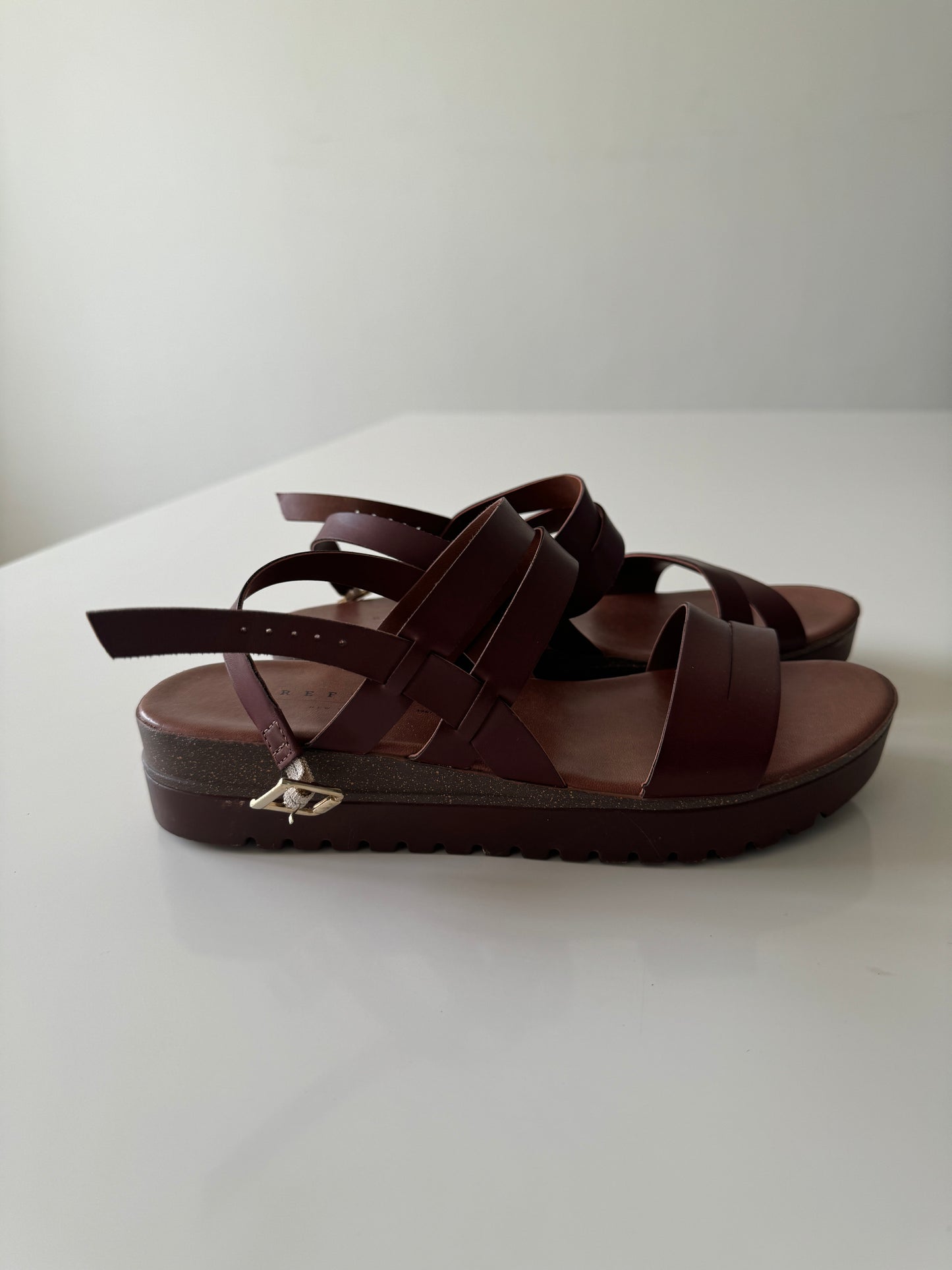 Sandalias cafes, Talla 25Mx, Mujer