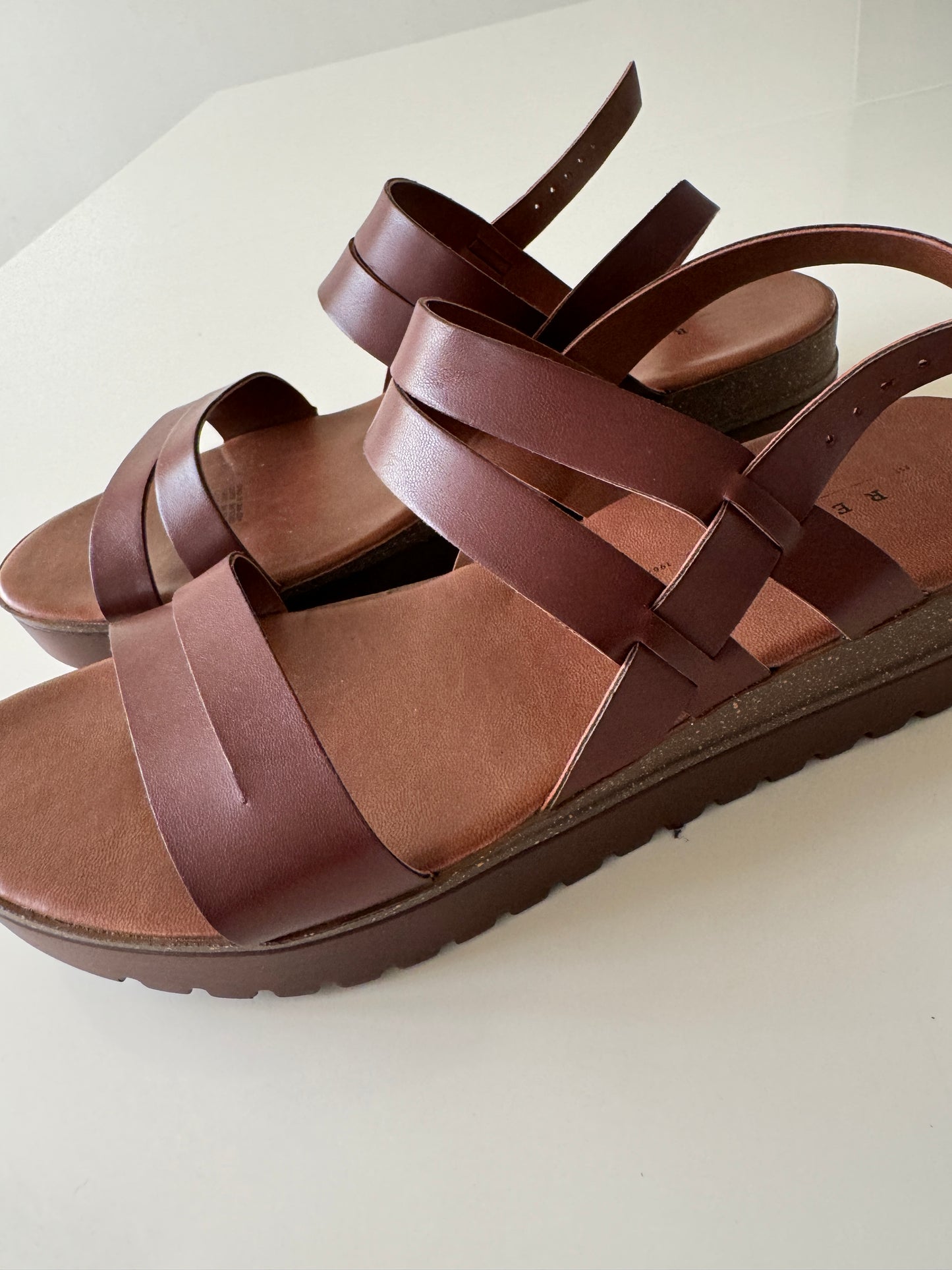 Sandalias cafes, Talla 25Mx, Mujer