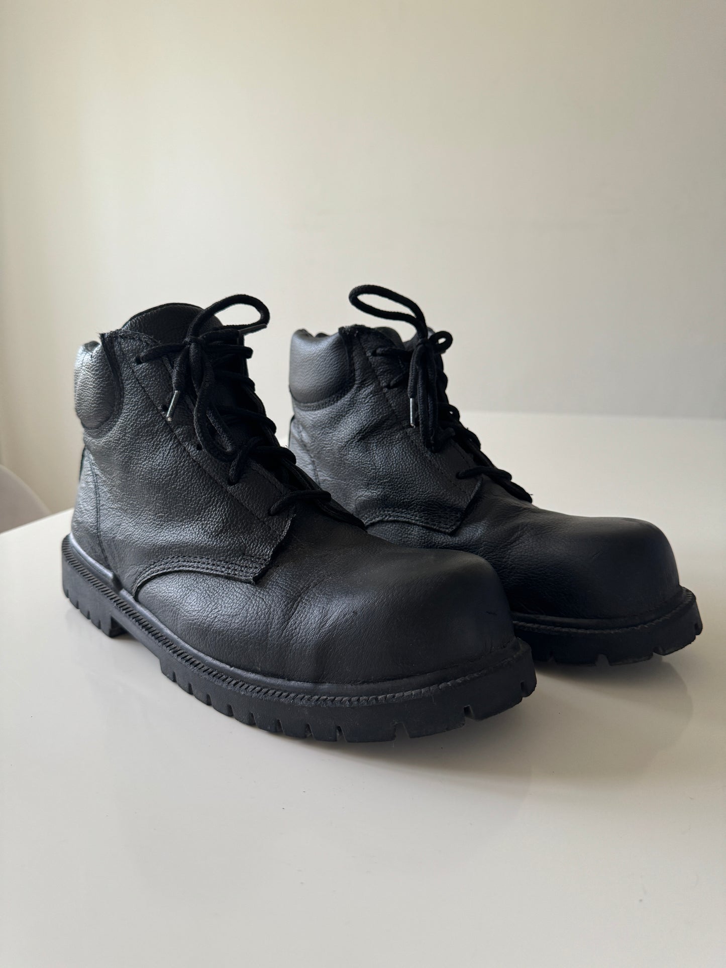 Botas industriales de piel, Talla 10Mx, Hombre