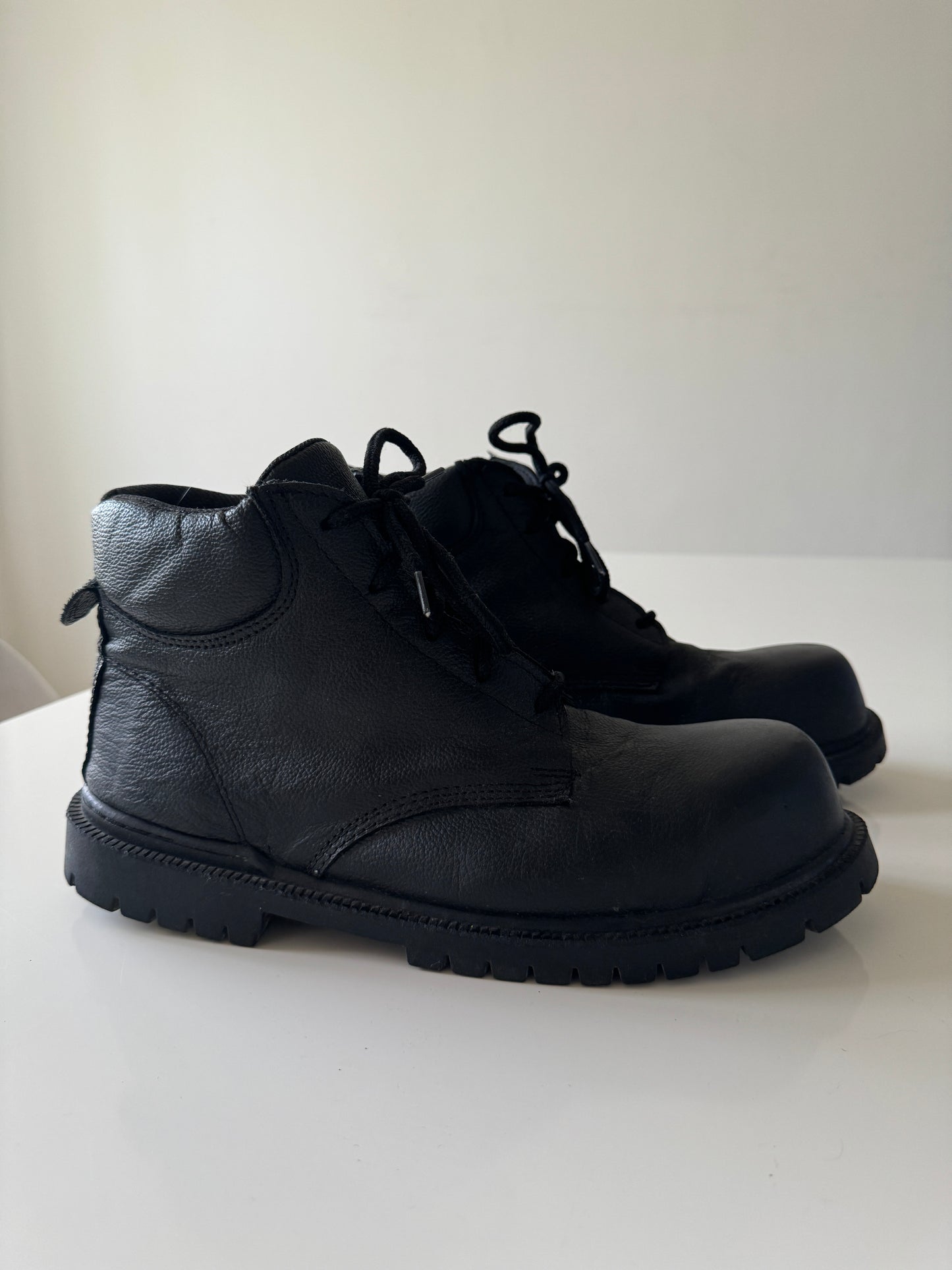 Botas industriales de piel, Talla 10Mx, Hombre