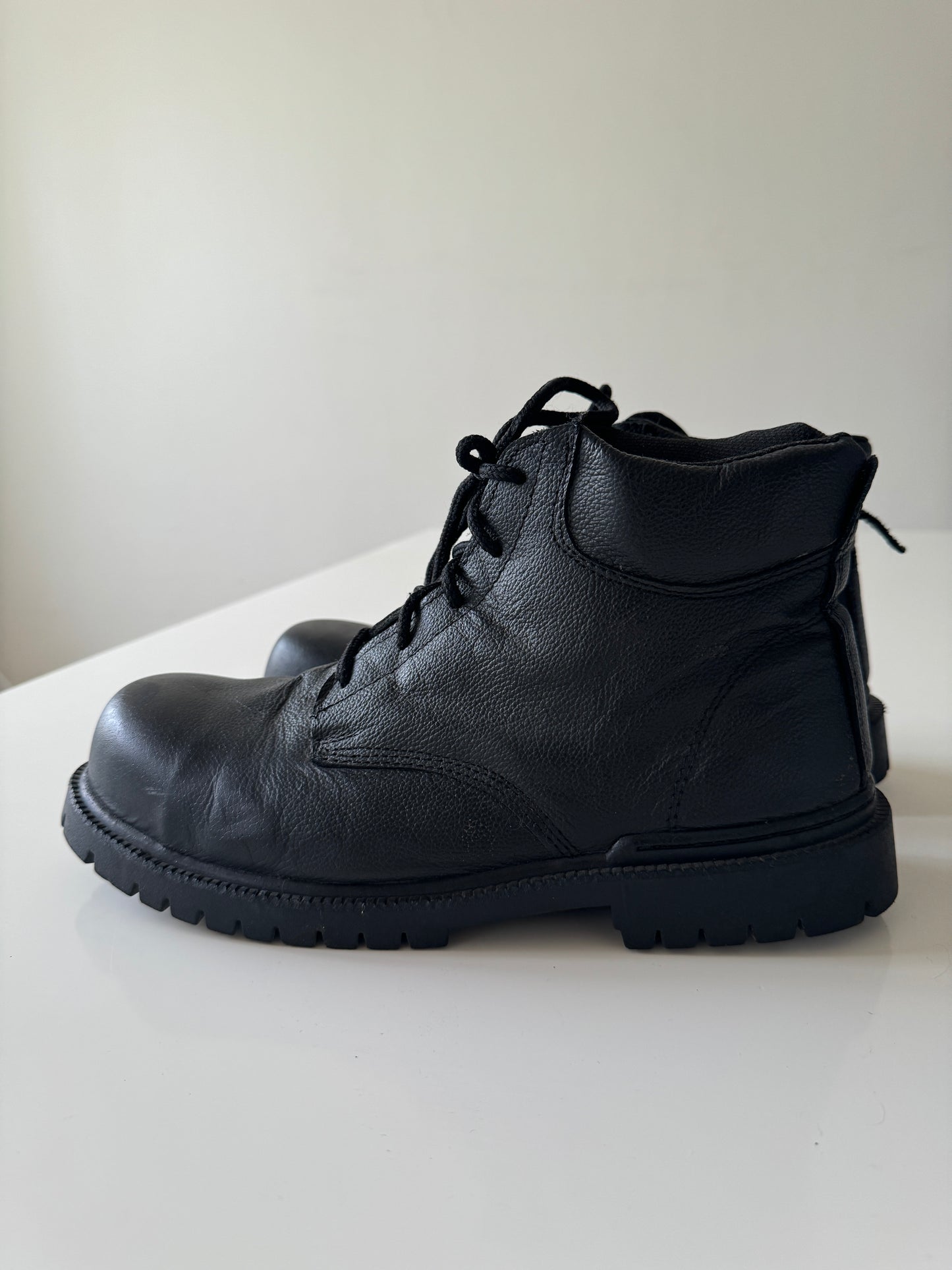 Botas industriales de piel, Talla 10Mx, Hombre