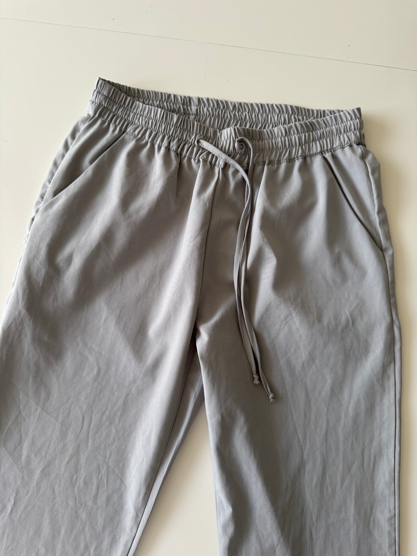 Pants celestes de tela, Talla XS, Mujer