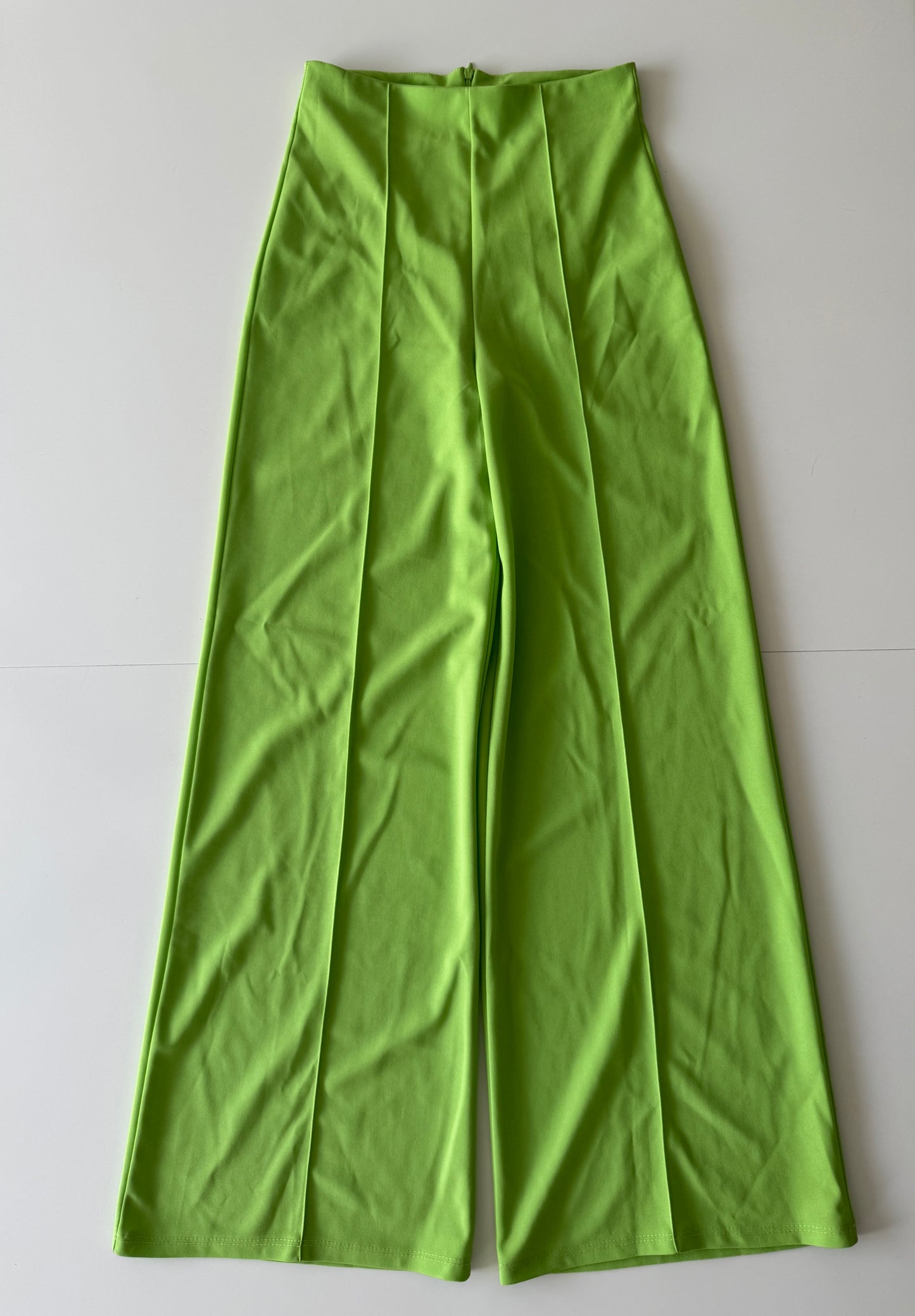 Pantalones verde limon, Talla S, Mujer