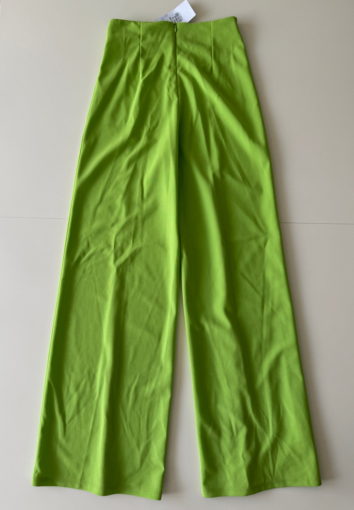 Pantalones verde limon, Talla S, Mujer