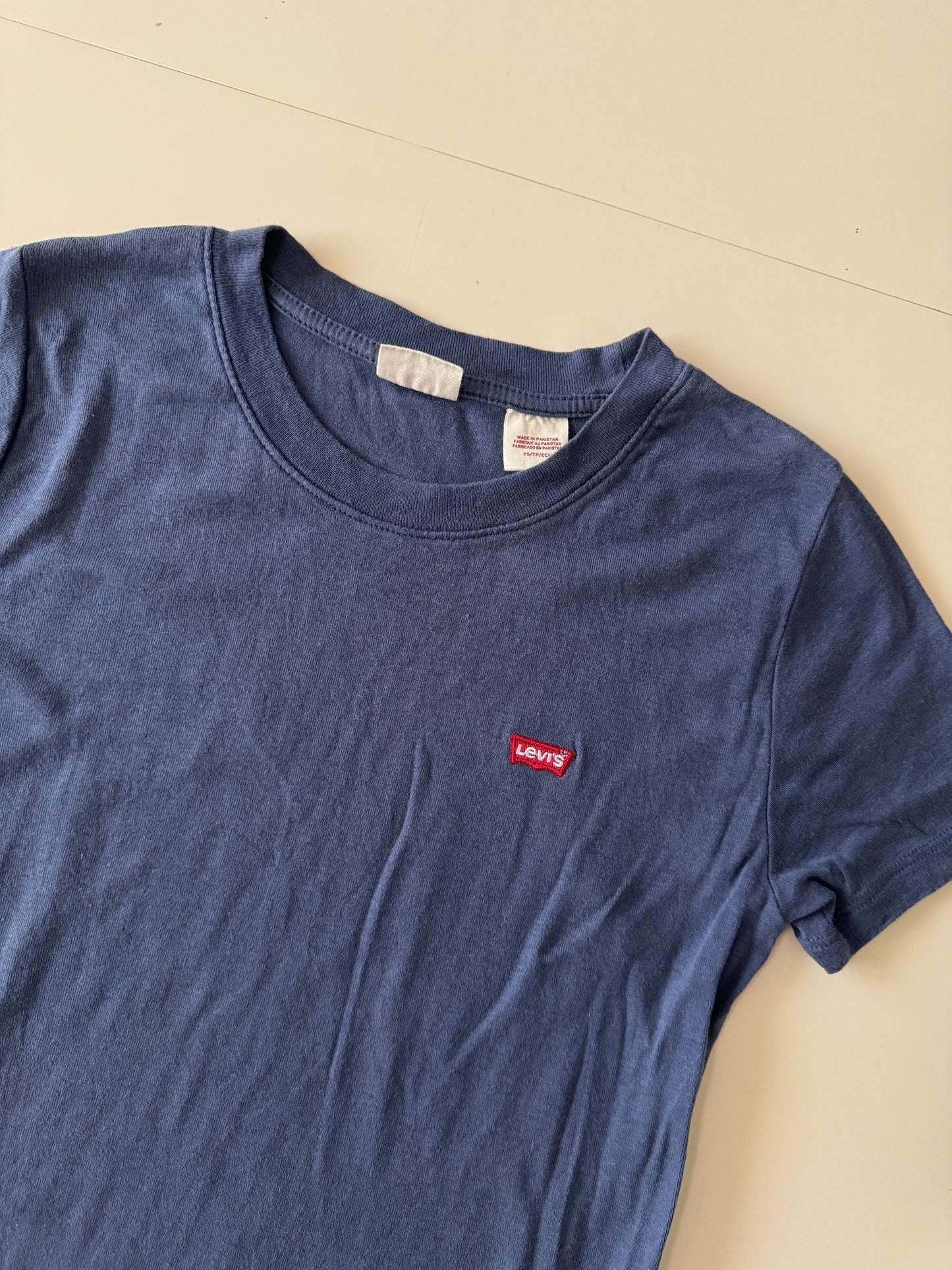 Playera celeste, Talla XS, Mujer