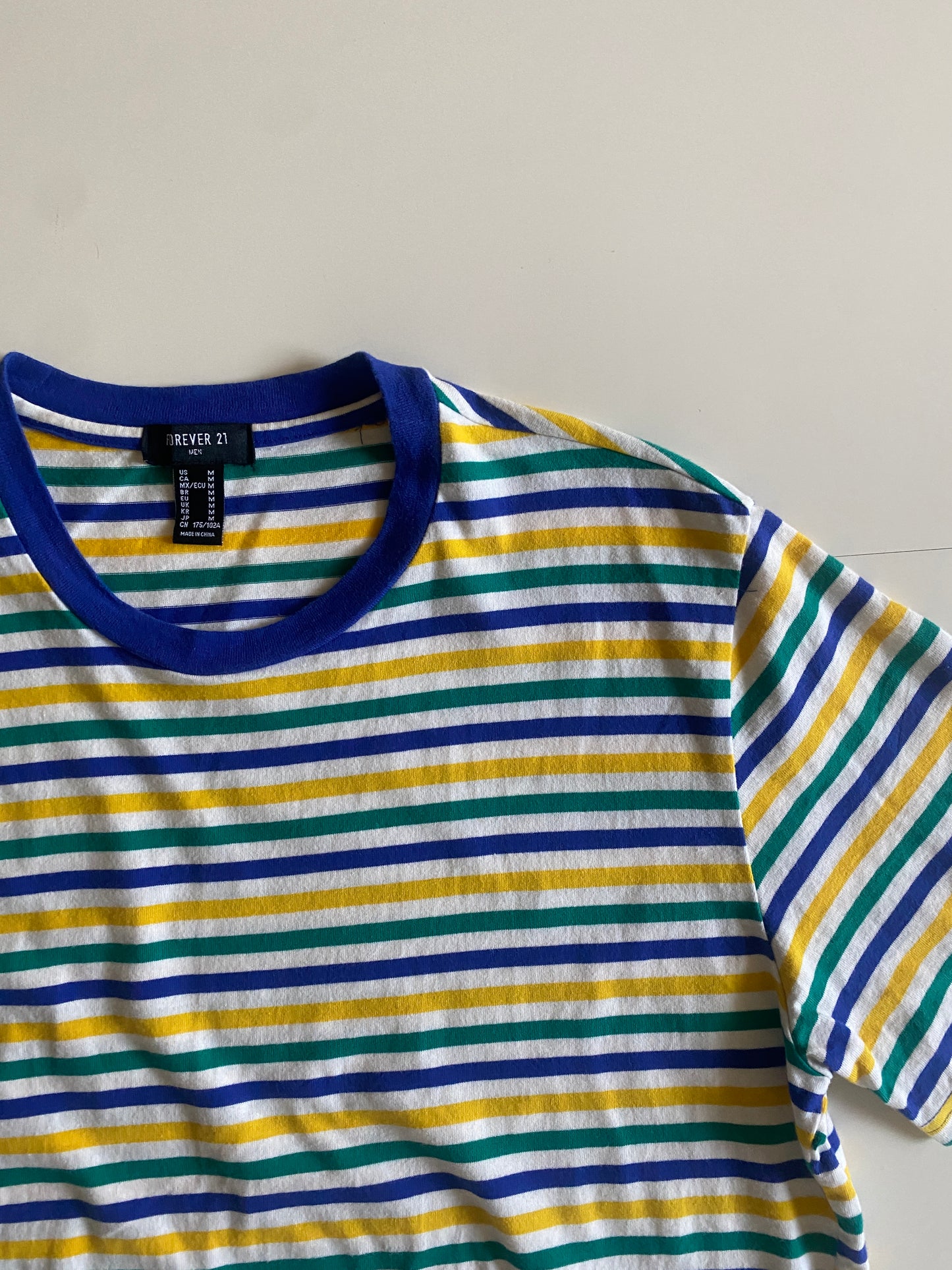 Playera de rayas, Talla M, Hombre