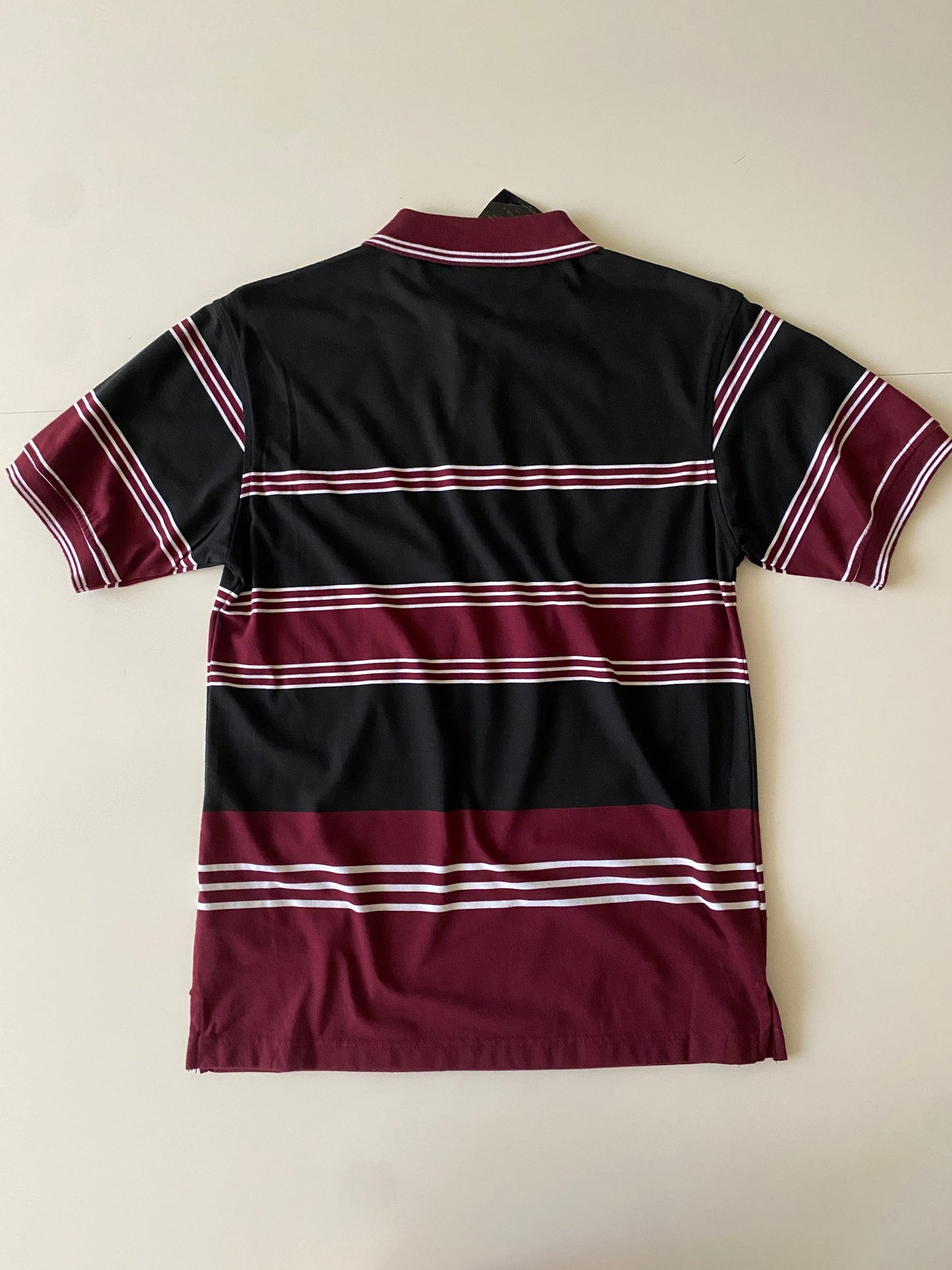 Polo de rayas negra, Talla S, Hombre, Picadilly 1967