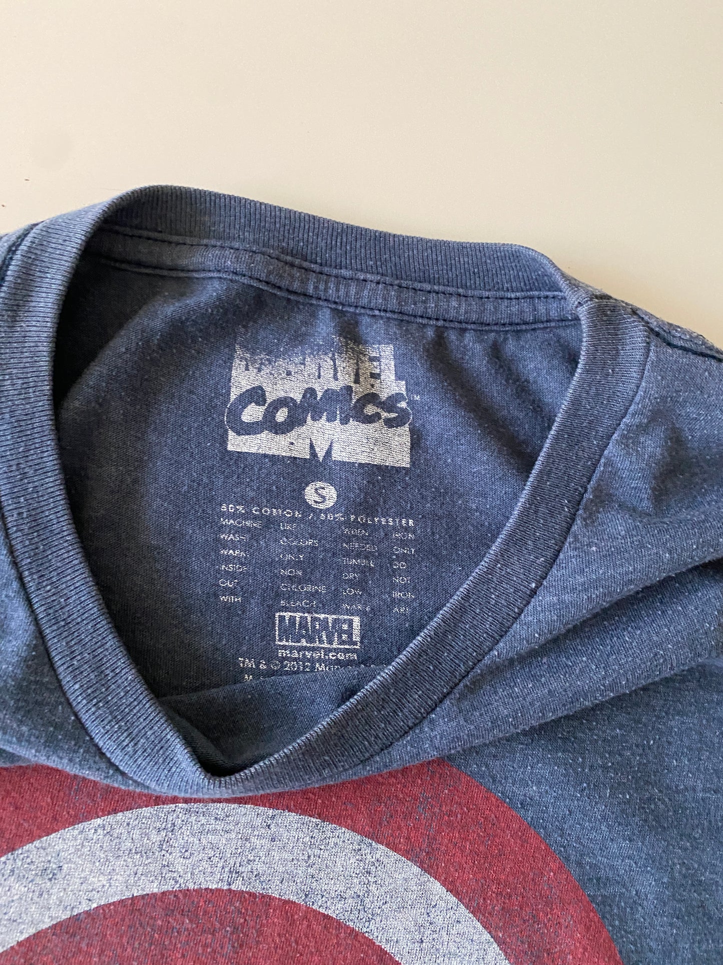Playera Capital America, Talla S, Hombre