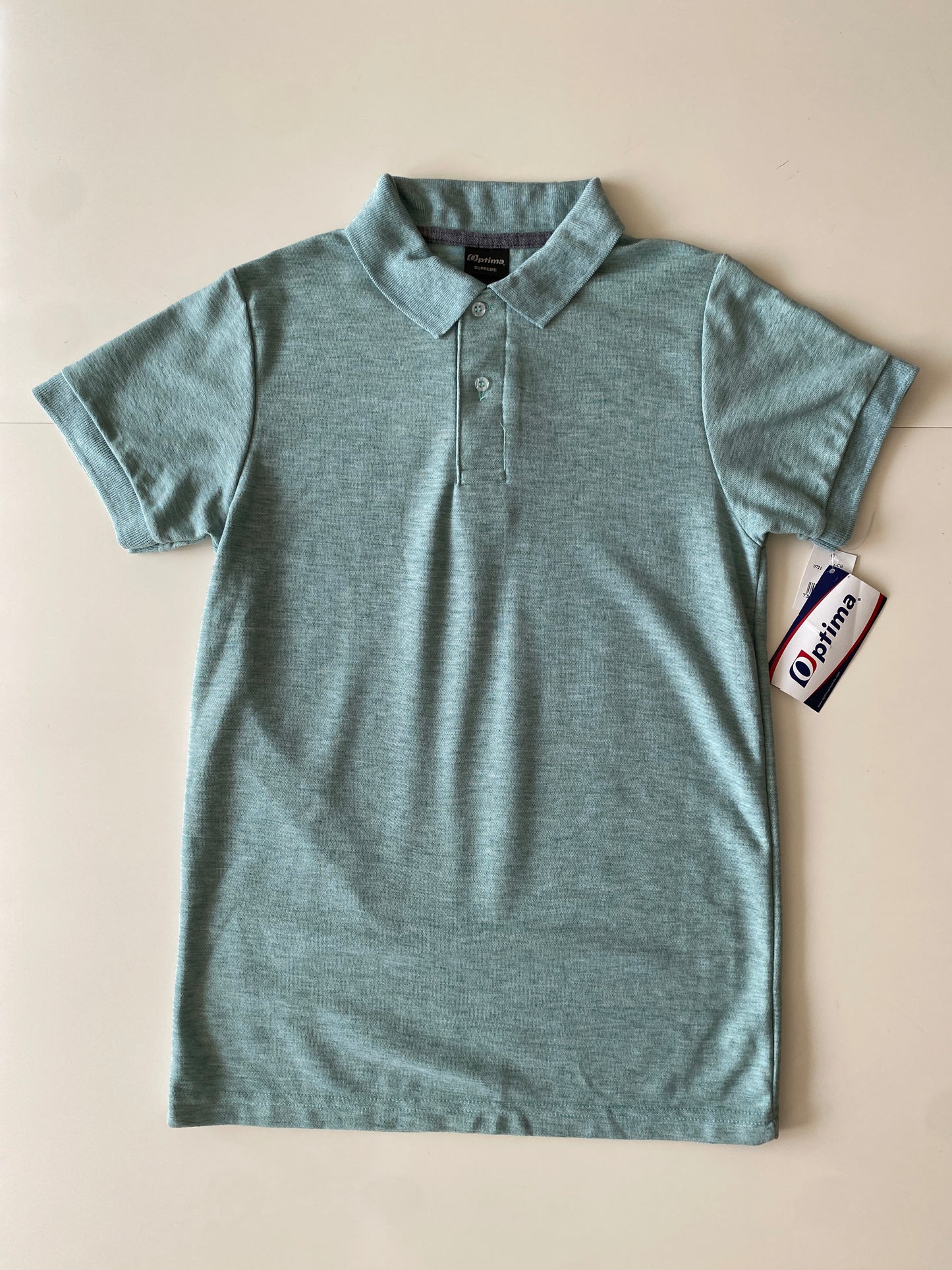 Camisa Polo manga corta verde, Talla S, Hombre