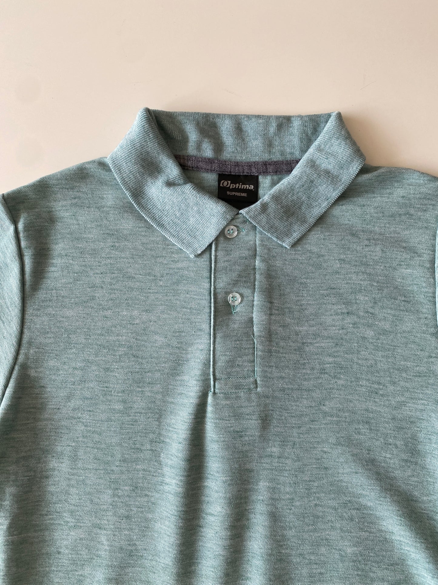 Camisa Polo manga corta verde, Talla S, Hombre