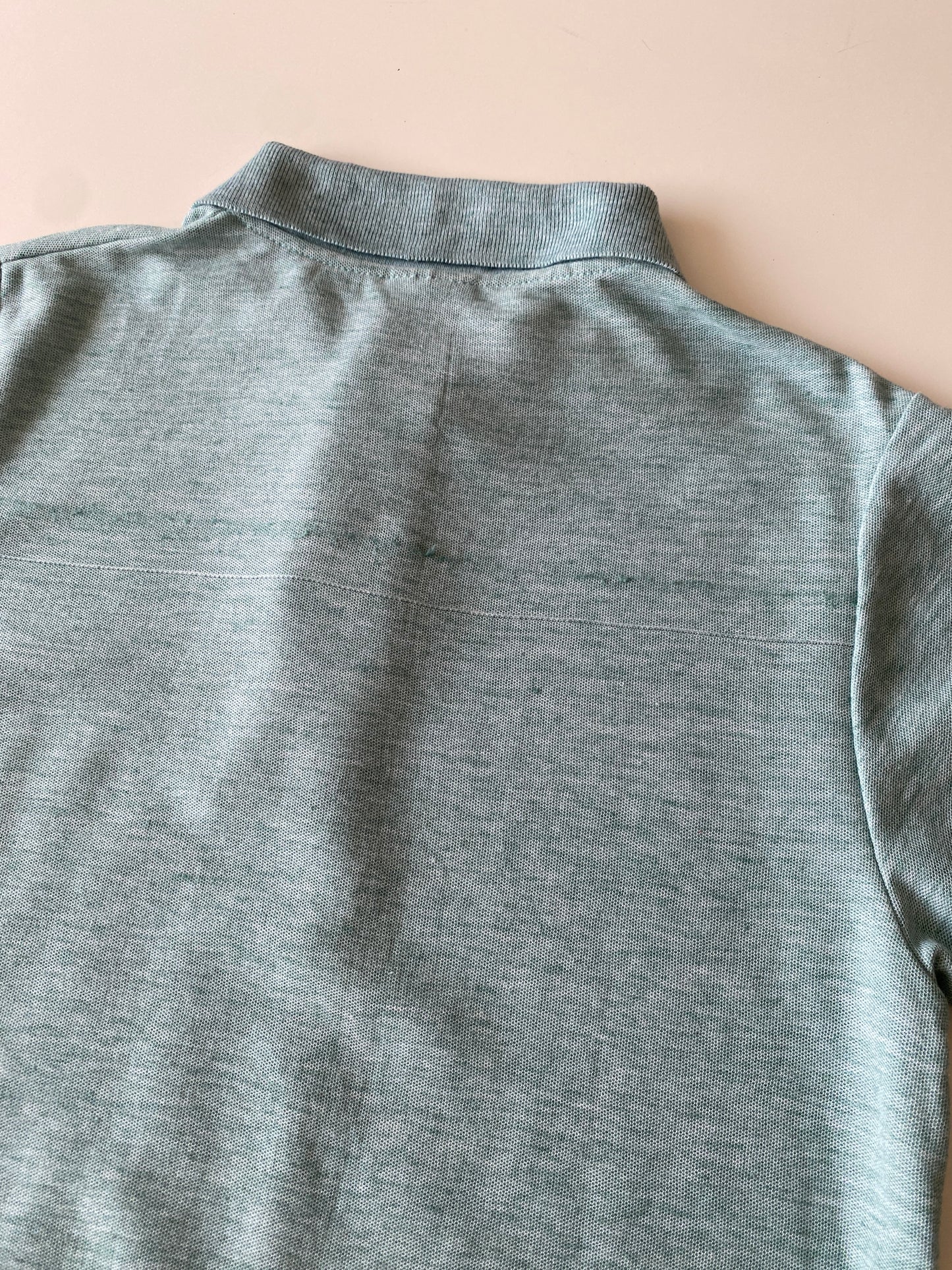 Camisa Polo manga corta verde, Talla S, Hombre