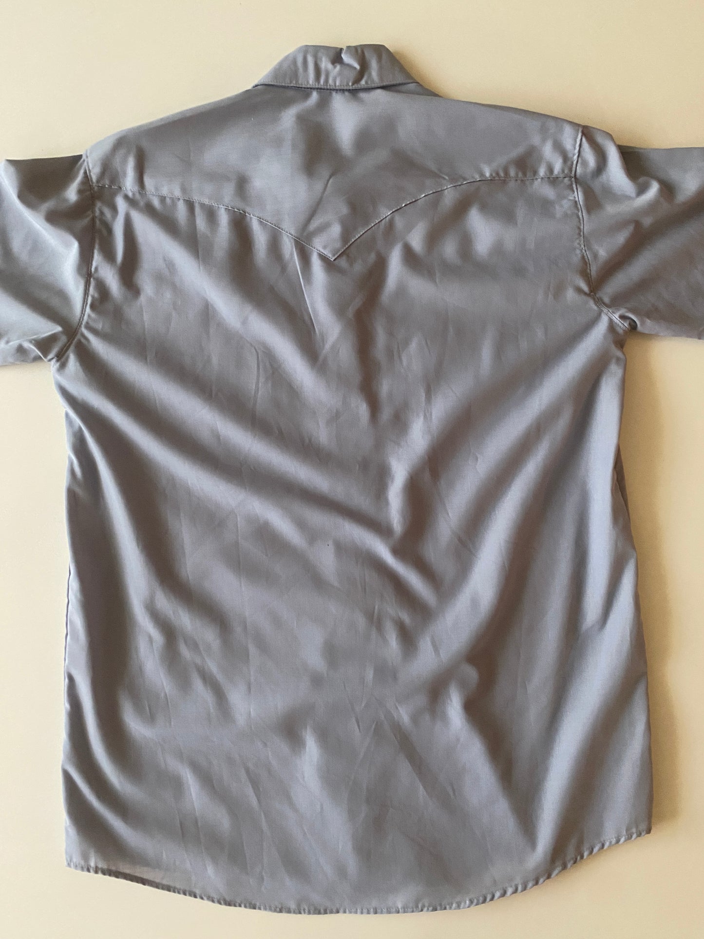 Camisa gris vaquera, Talla M, 34, Hombre