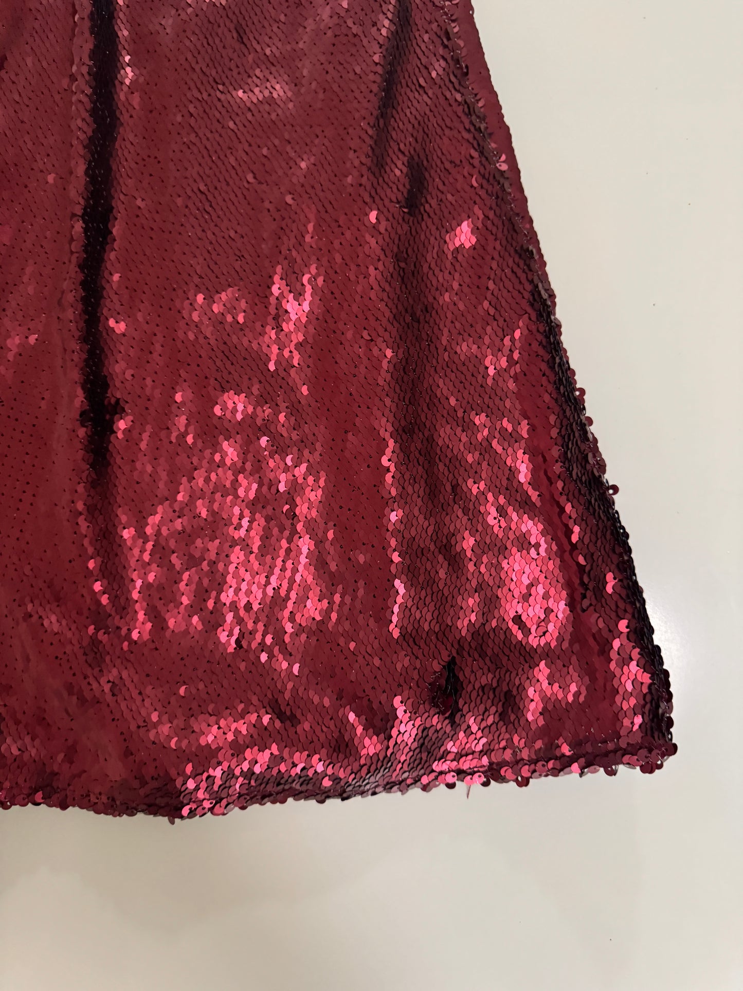 Falda evase de lentejuelas, Talla XS, Mujer, Studio LAP