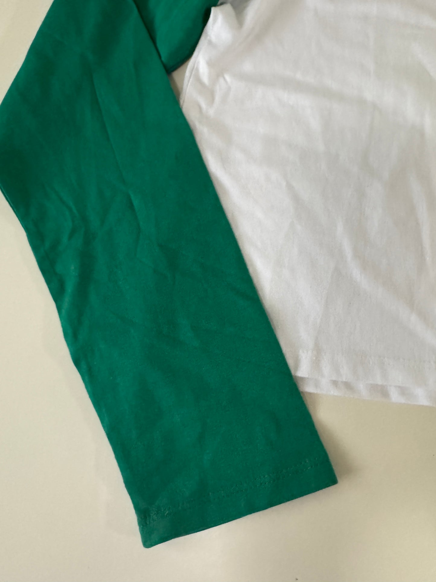 Camisa manga raglan verde, Talla XL, Mujer, Sinsay