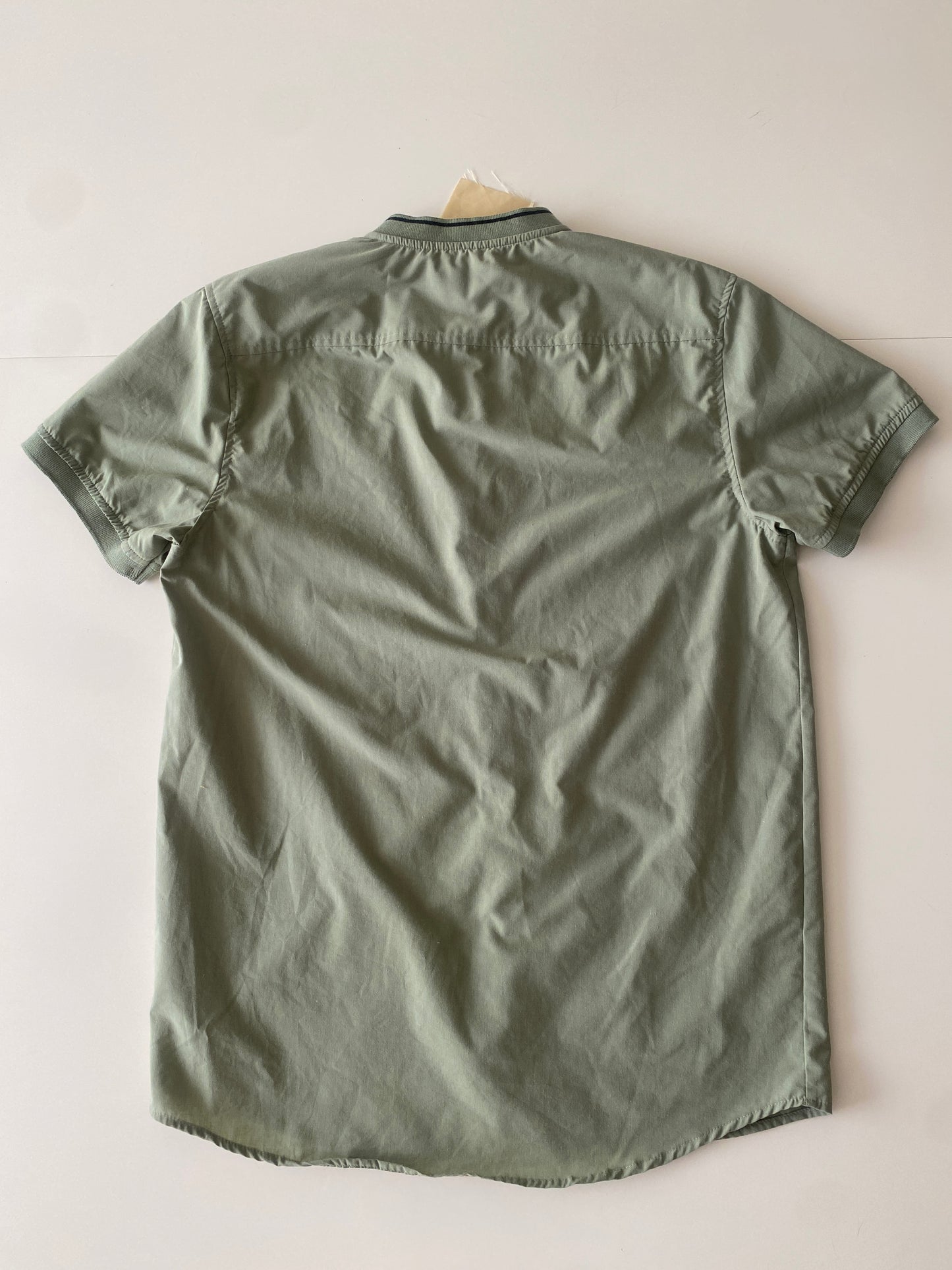 Camisa deportiva verde, Talla S, Hombre