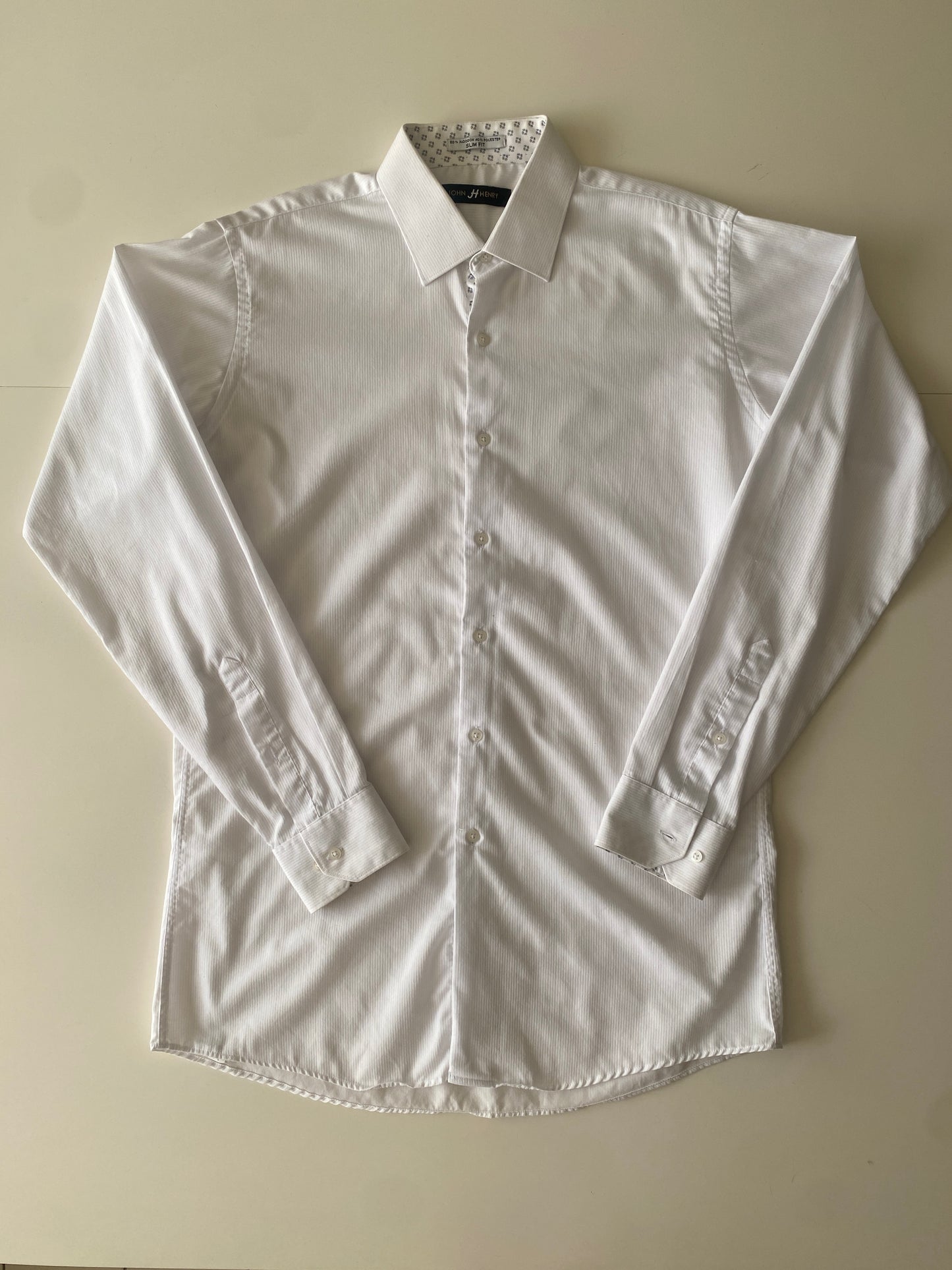 Camisa blanca de vestir, Talla S, Hombre, ARCHIVO