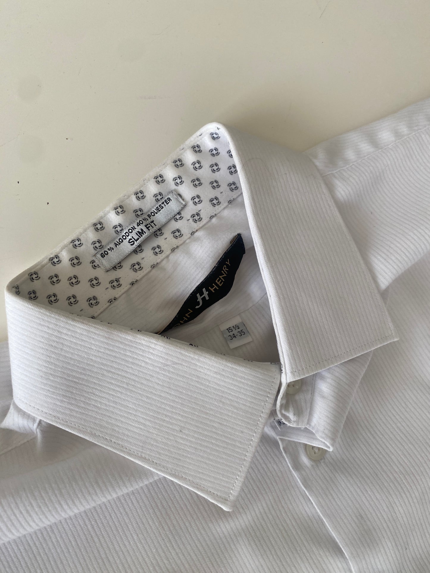Camisa blanca de vestir, Talla S, Hombre, ARCHIVO