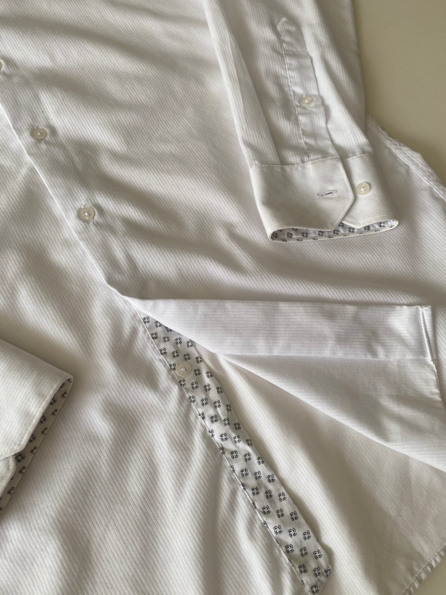 Camisa blanca de vestir, Talla S, Hombre, ARCHIVO