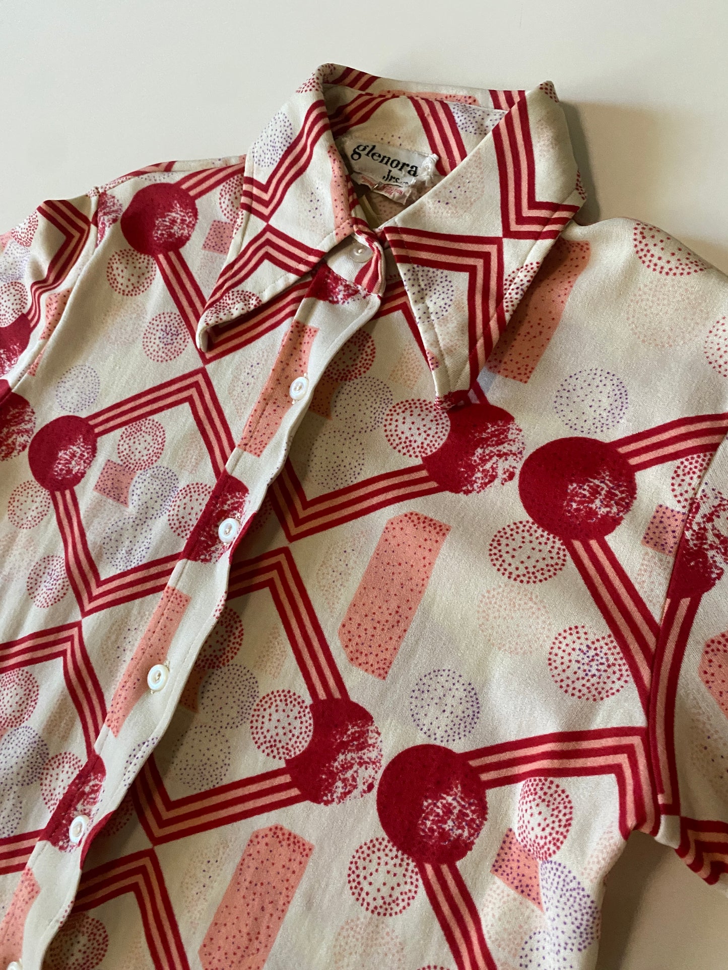 Blusa estampada Vintage, Talla M, Mujer, VINTAGE