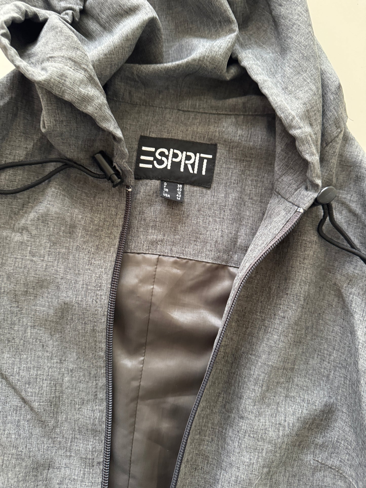 Chaqueta ligera gris, Talla M, Mujer, Esprit