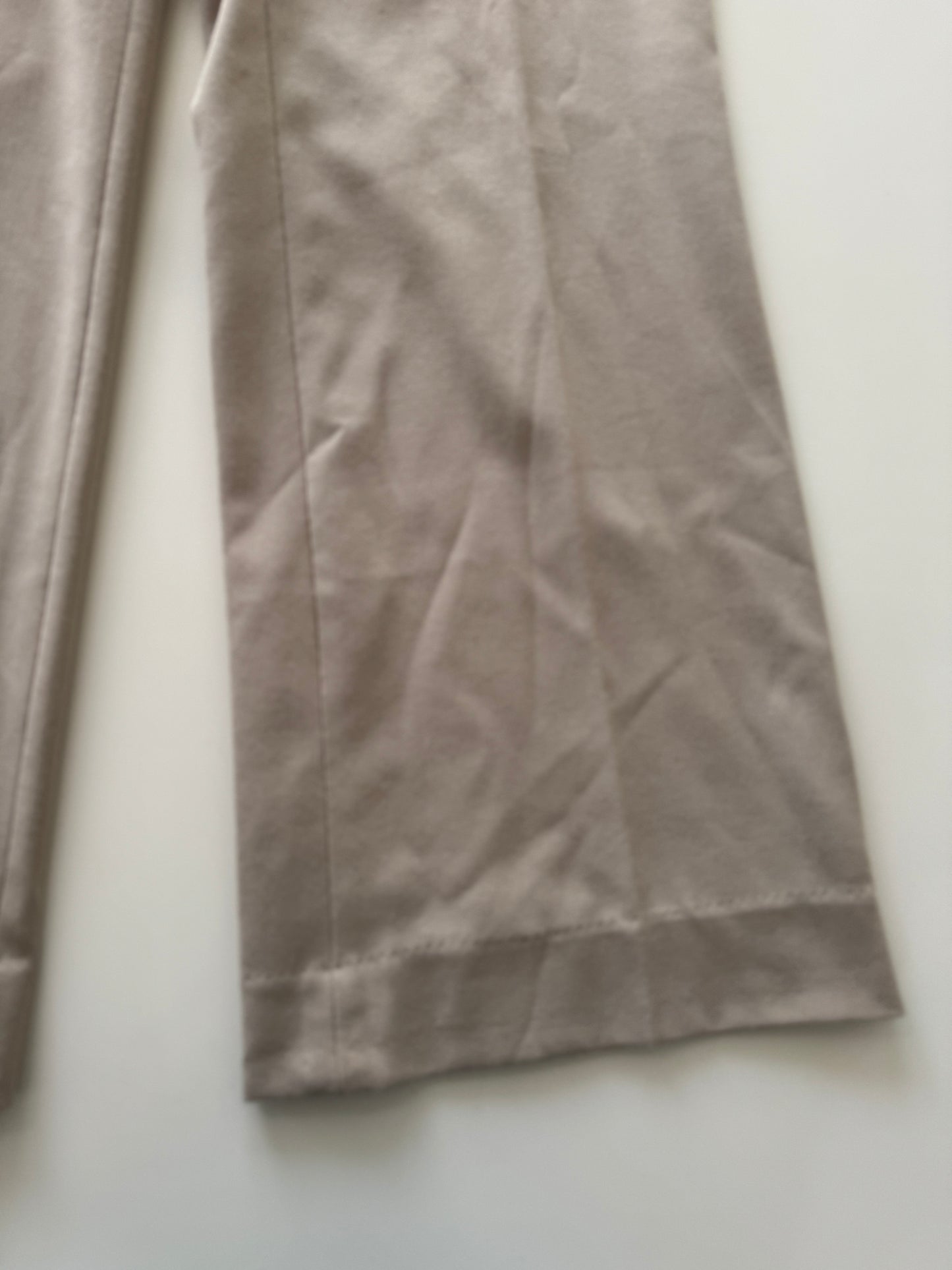 Pantalones beige de vestir, Talla 6, M, Mujer, Rafaella
