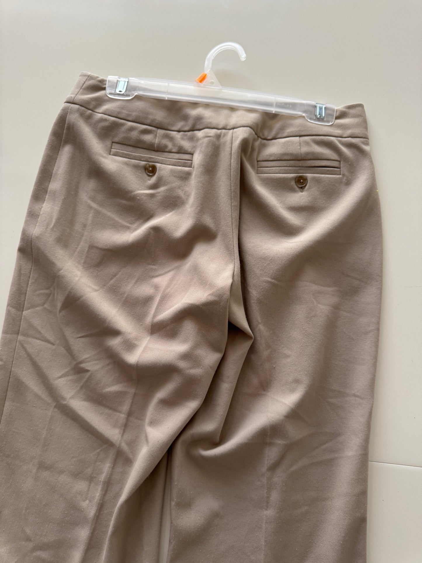 Pantalones beige de vestir, Talla 6, M, Mujer, Rafaella
