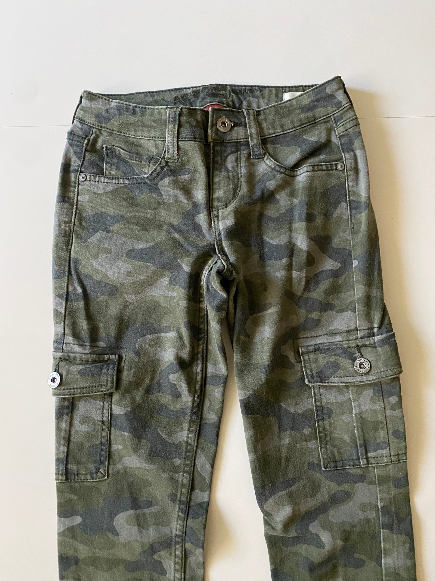 Pantalones super skinny estampado militar, Talla 0, Mujer