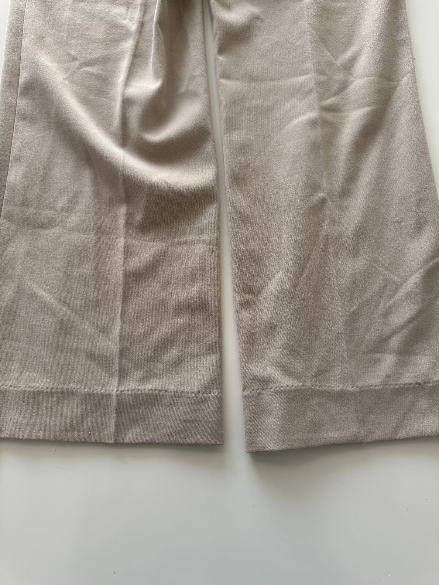 Pantalones beige de vestir, Talla 6, M, Mujer, Rafaella