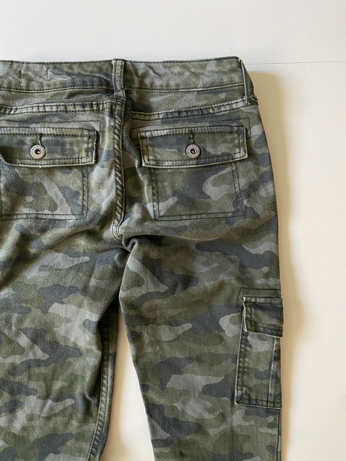 Pantalones super skinny estampado militar, Talla 0, Mujer